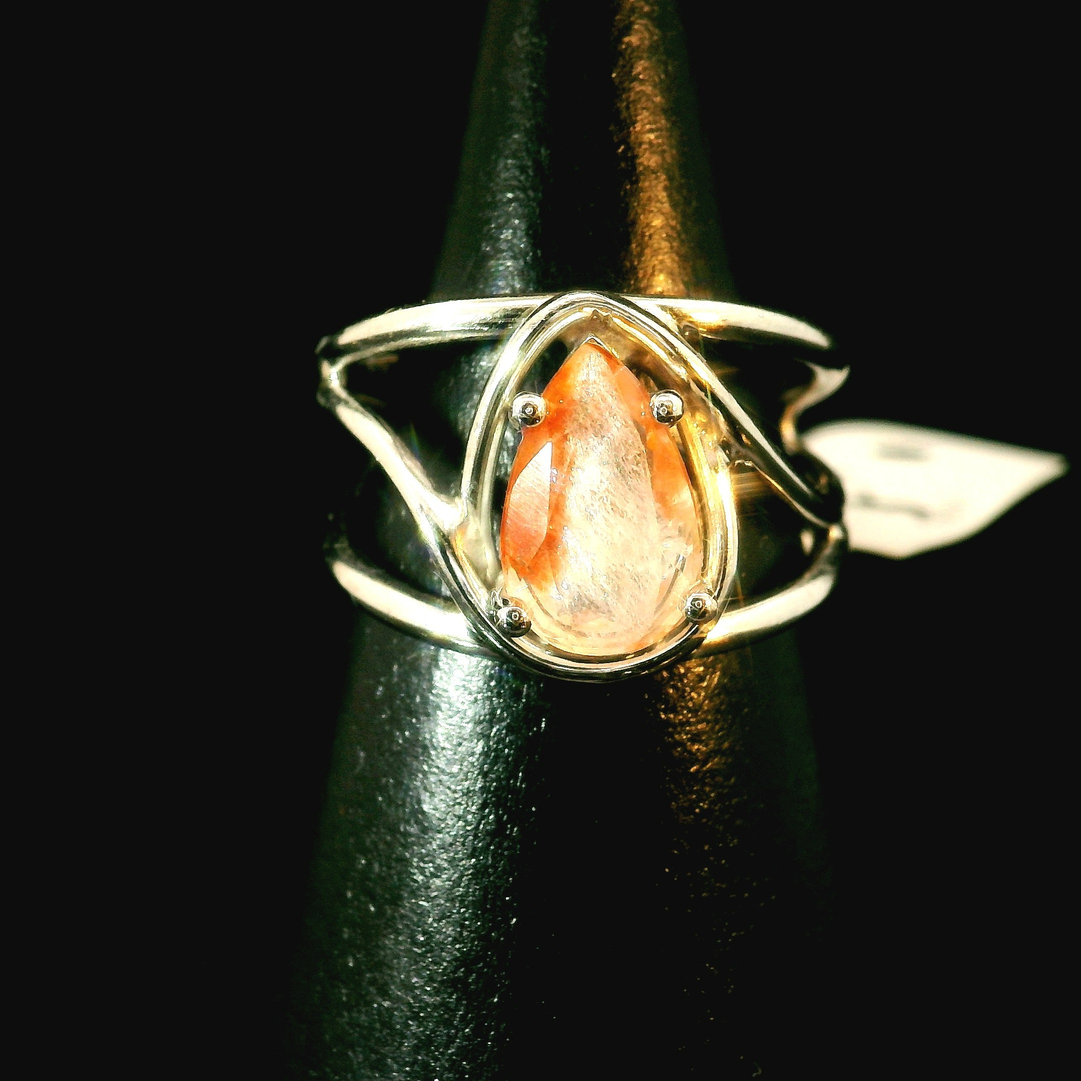 Koi Quartz Midi Cuff Ring .925 Sterling Silver for Spiritual Transformation