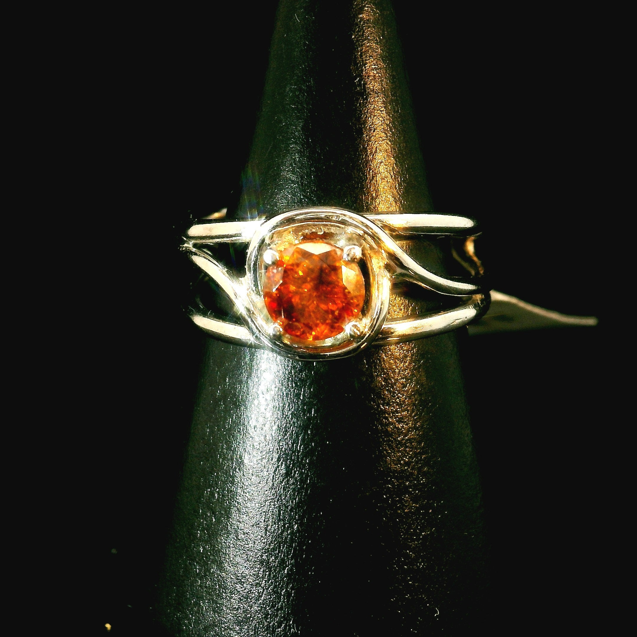 Sphalerite Midi Cuff Ring .925 Silver for Clairy, Inspiration, Manifestation and Protection