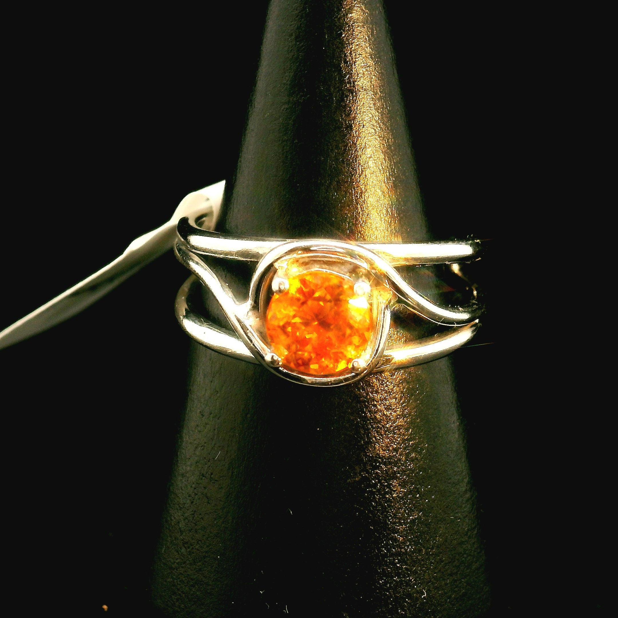 Sphalerite Midi Cuff Ring .925 Silver for Clairy, Inspiration, Manifestation and Protection
