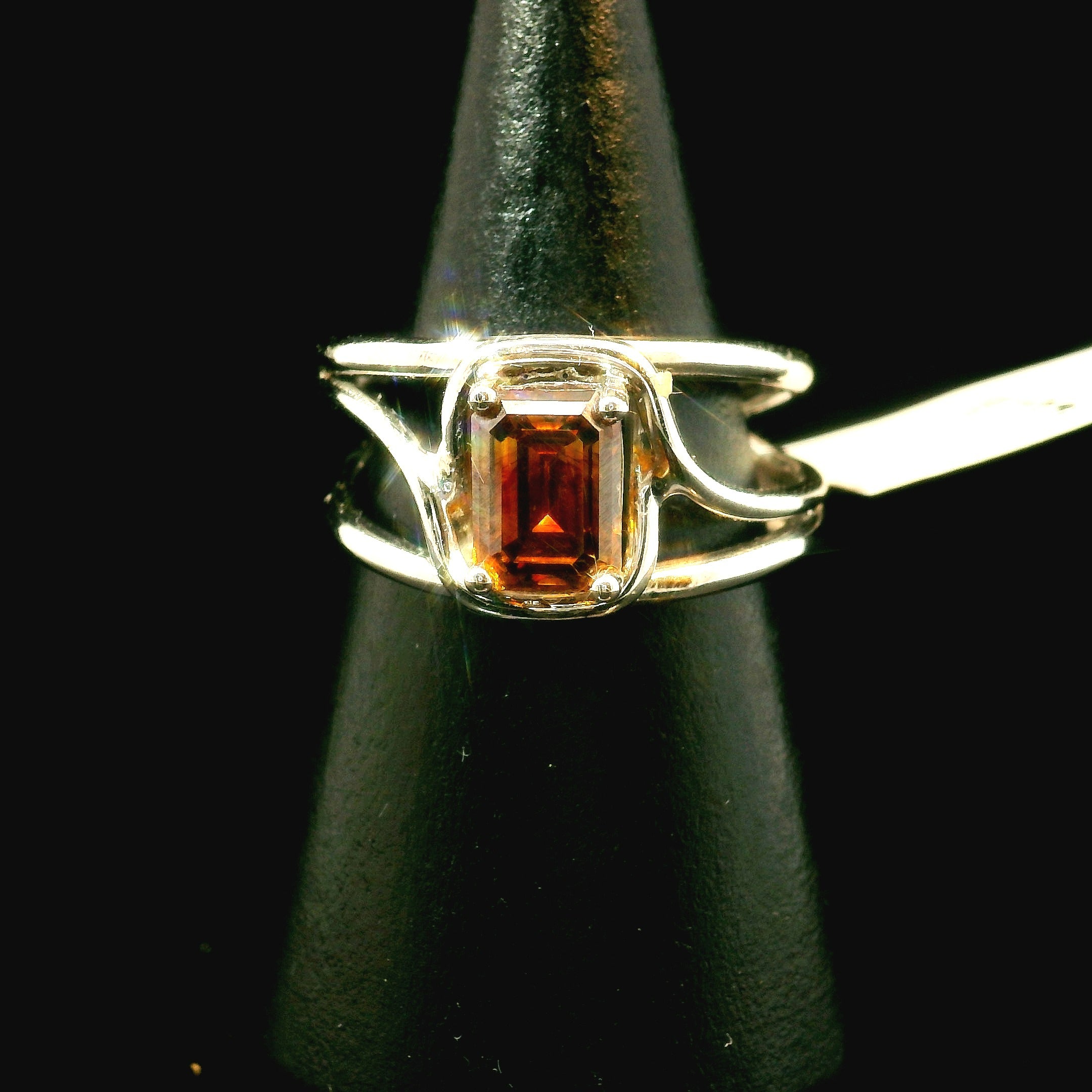 Sphalerite Midi Cuff Ring .925 Silver for Clairy, Inspiration, Manifestation and Protection