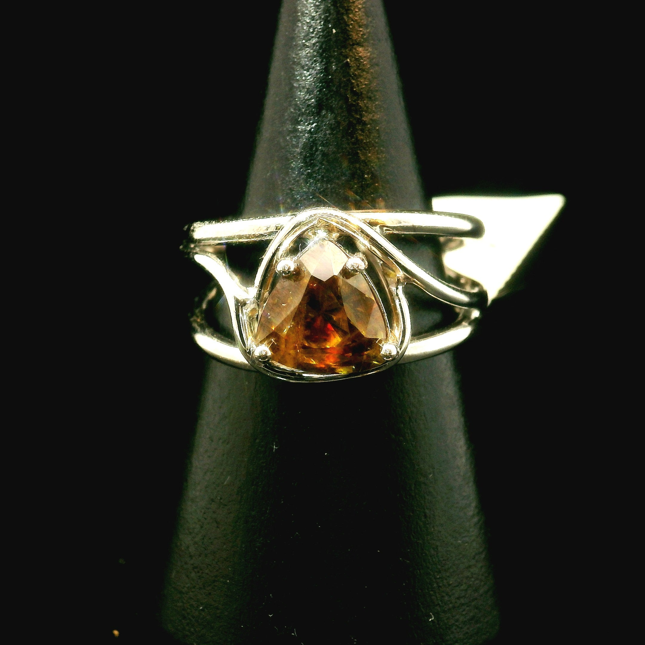 Sphalerite Midi Cuff Ring .925 Silver for Clairy, Inspiration, Manifestation and Protection