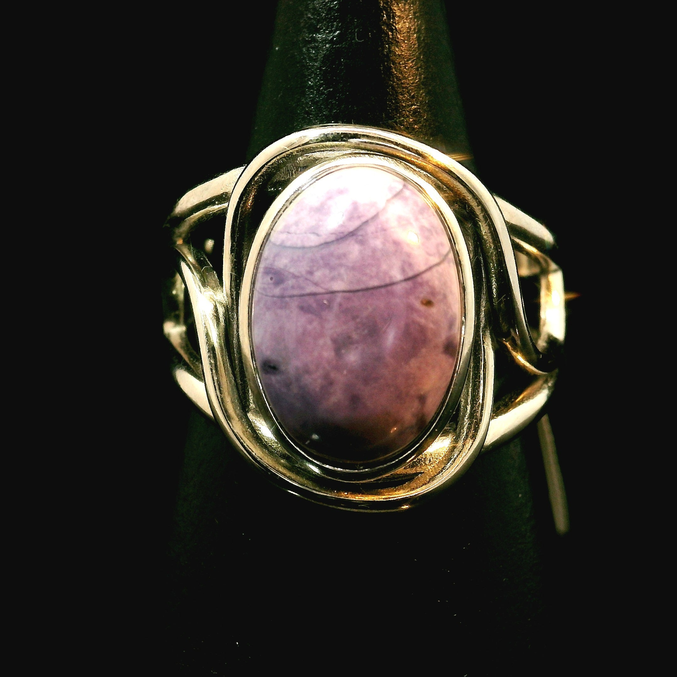 Tiffany Stone Cuff Ring .925 Silver for Harmonizing your Relationships and Pleasure