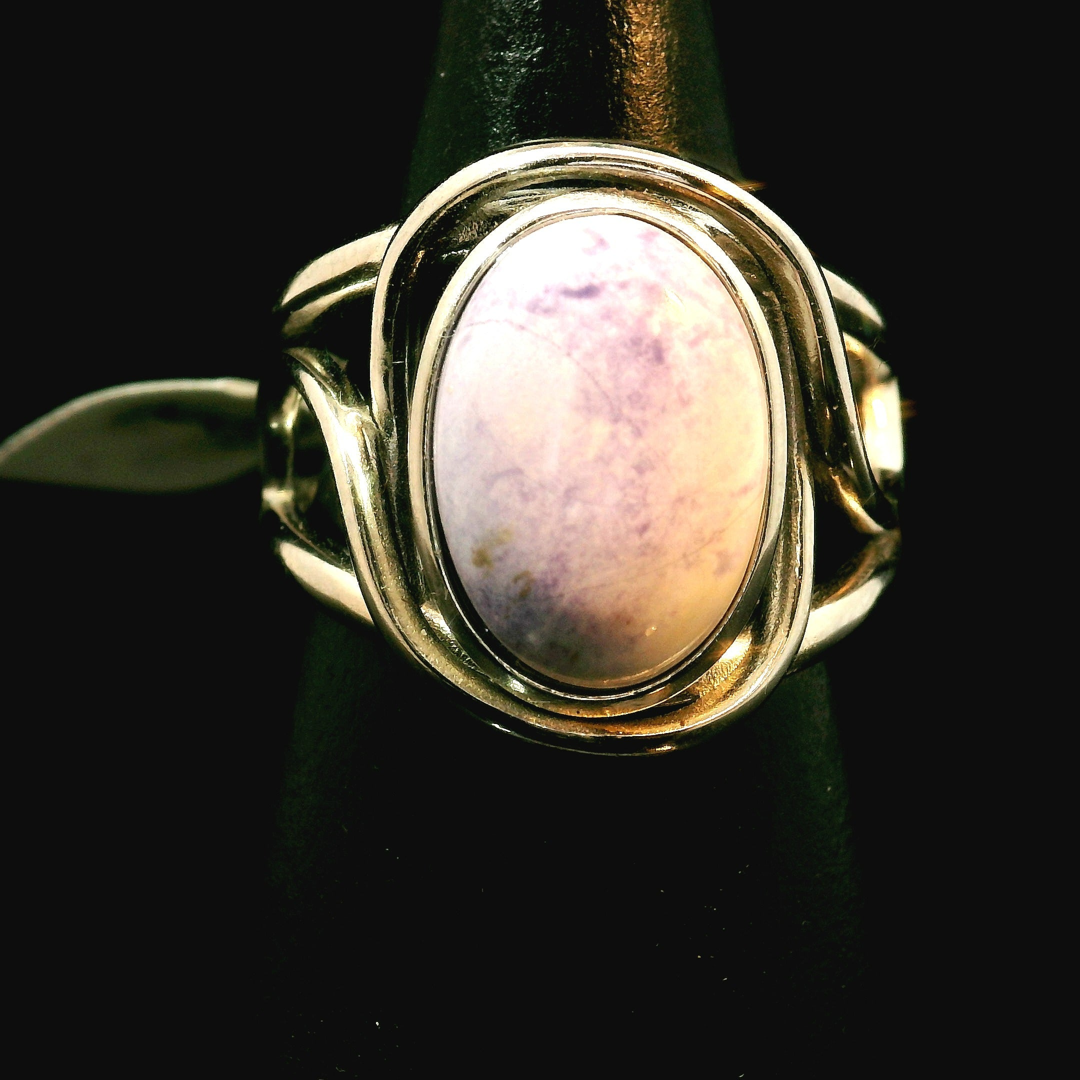 Tiffany Stone Cuff Ring .925 Silver for Harmonizing your Relationships and Pleasure