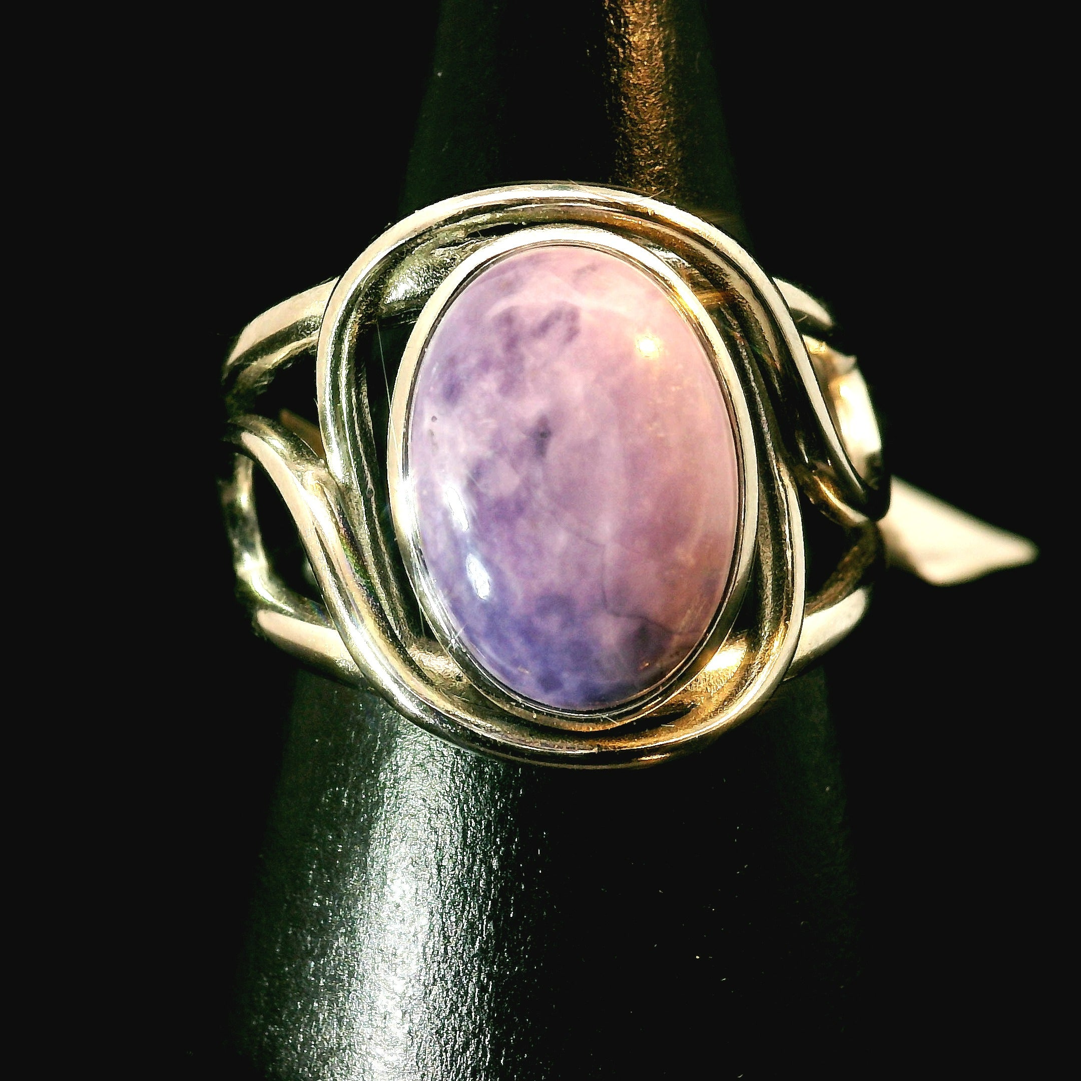 Tiffany Stone Cuff Ring .925 Silver for Harmonizing your Relationships and Pleasure