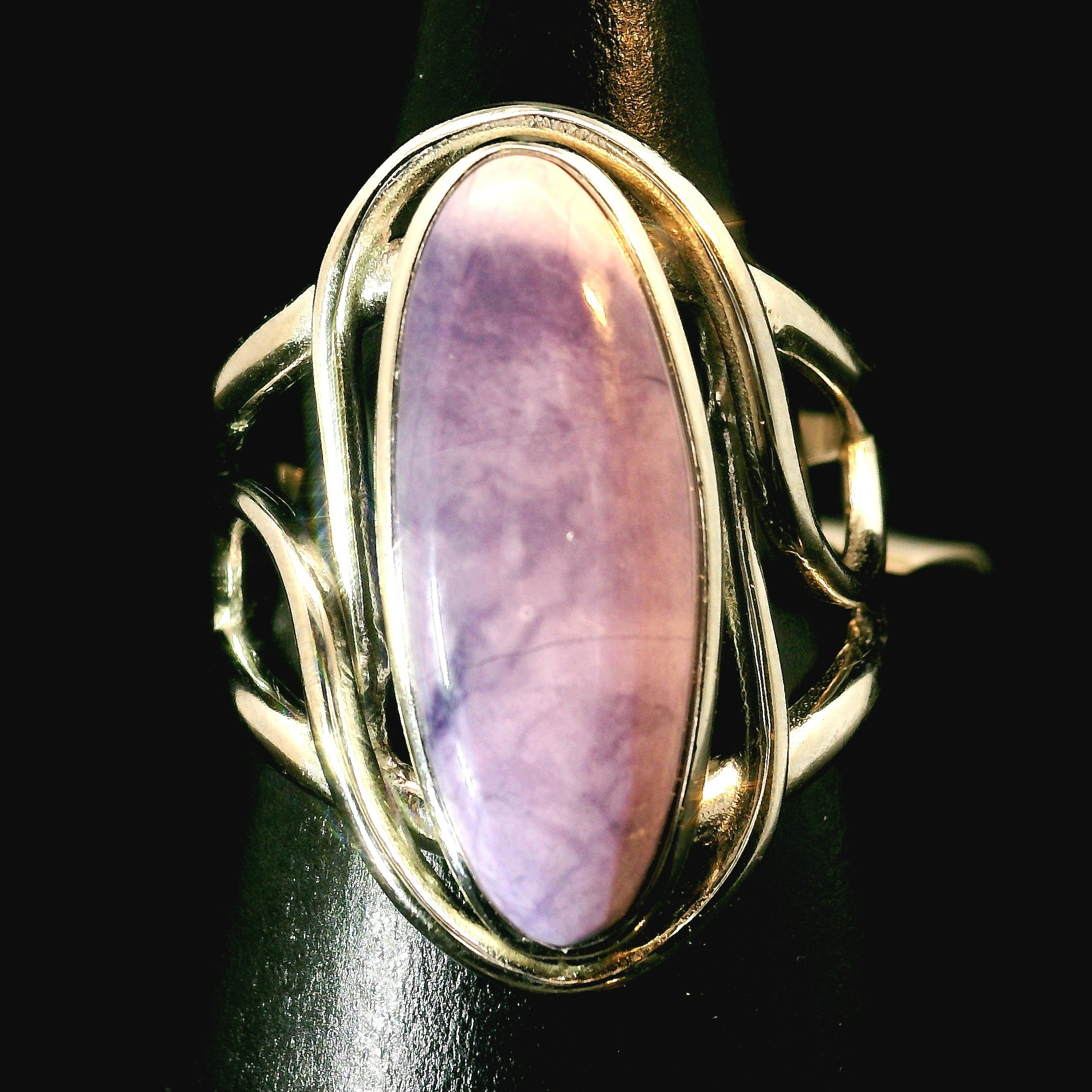 Tiffany Stone Cuff Ring .925 Silver for Harmonizing your Relationships and Pleasure