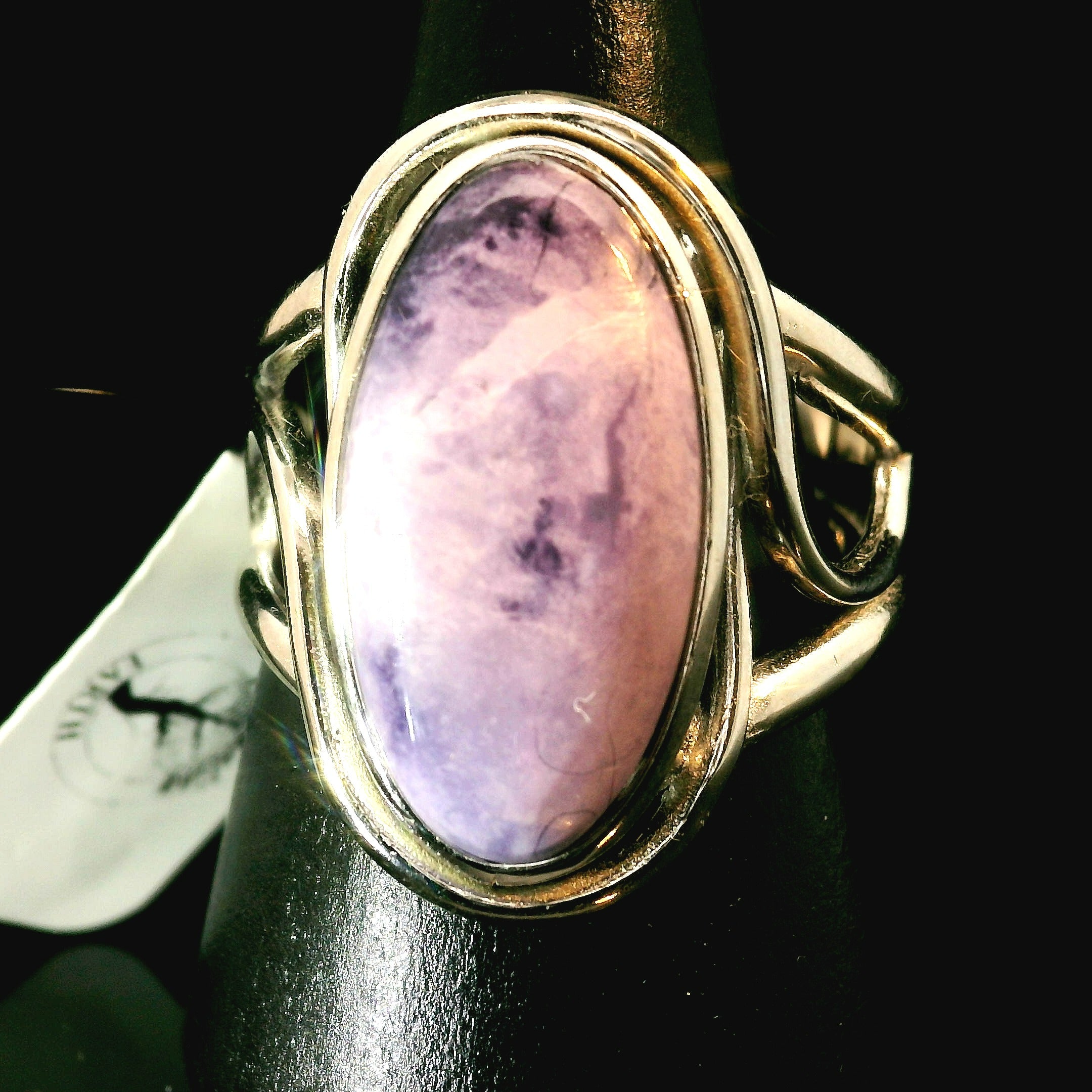Tiffany Stone Cuff Ring .925 Silver for Harmonizing your Relationships and Pleasure
