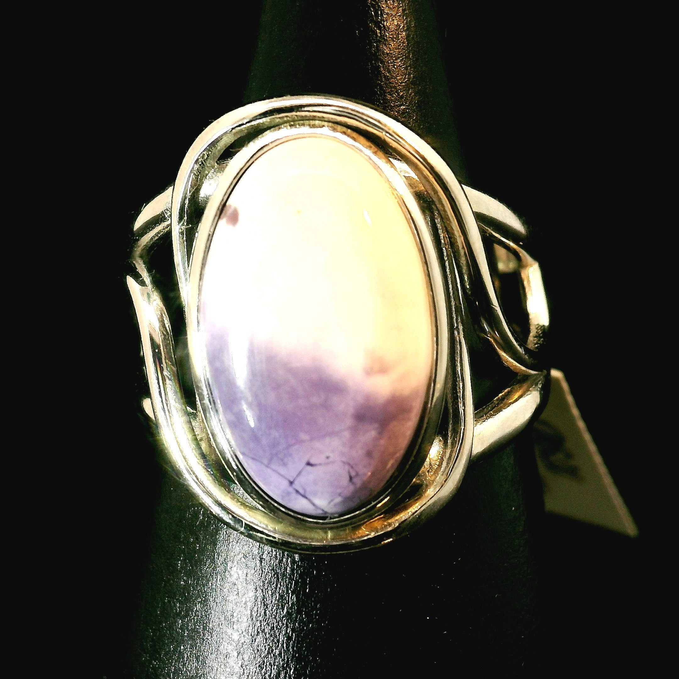 Tiffany Stone Cuff Ring .925 Silver for Harmonizing your Relationships and Pleasure