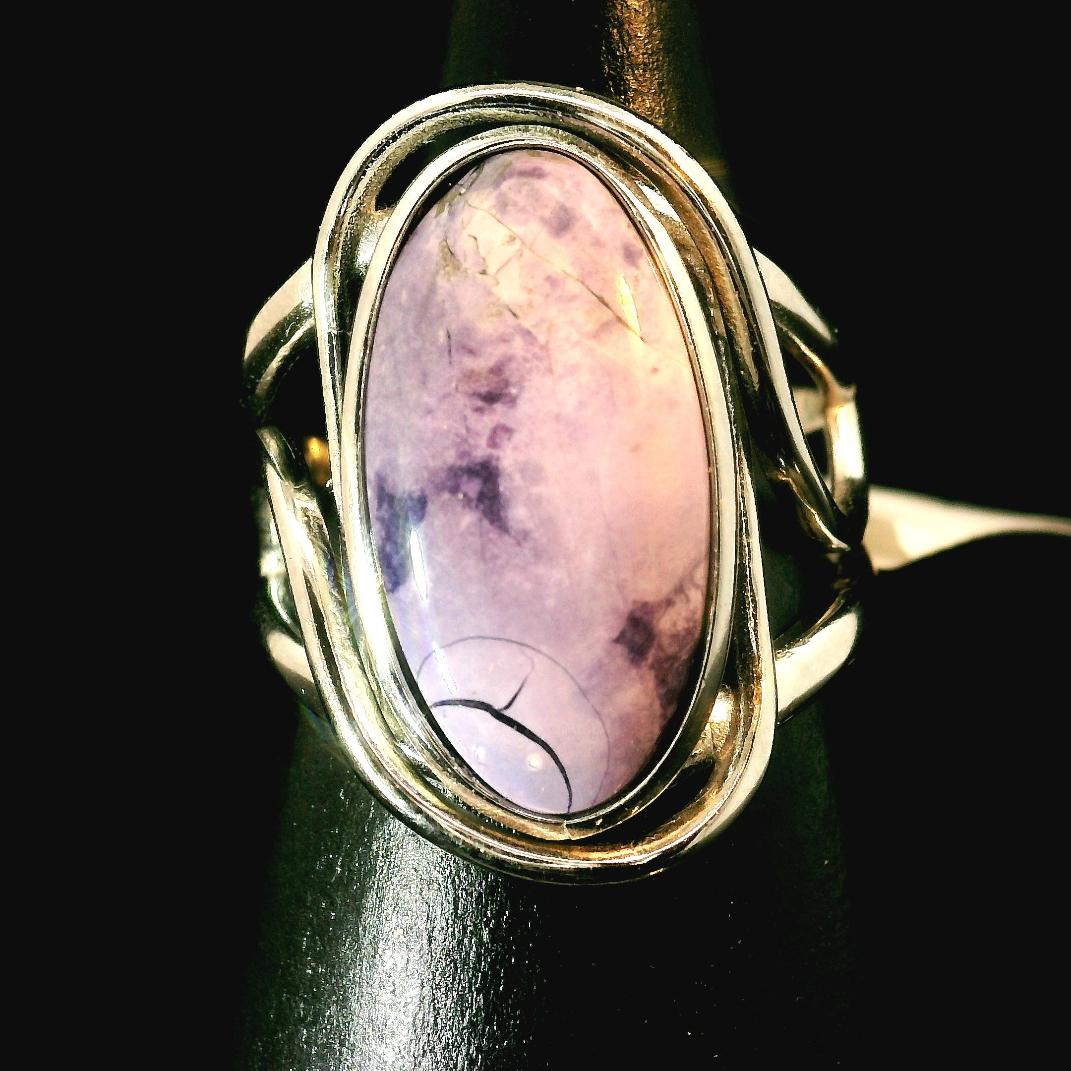 Tiffany Stone Cuff Ring .925 Silver for Harmonizing your Relationships and Pleasure