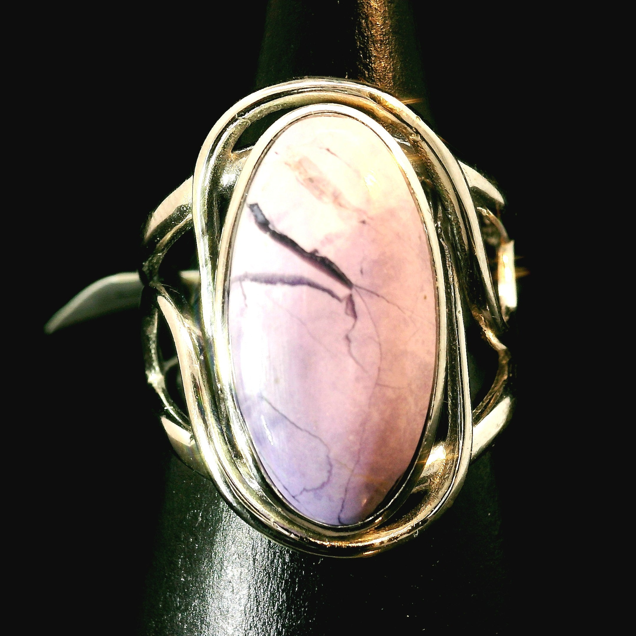 Tiffany Stone Cuff Ring .925 Silver for Harmonizing your Relationships and Pleasure