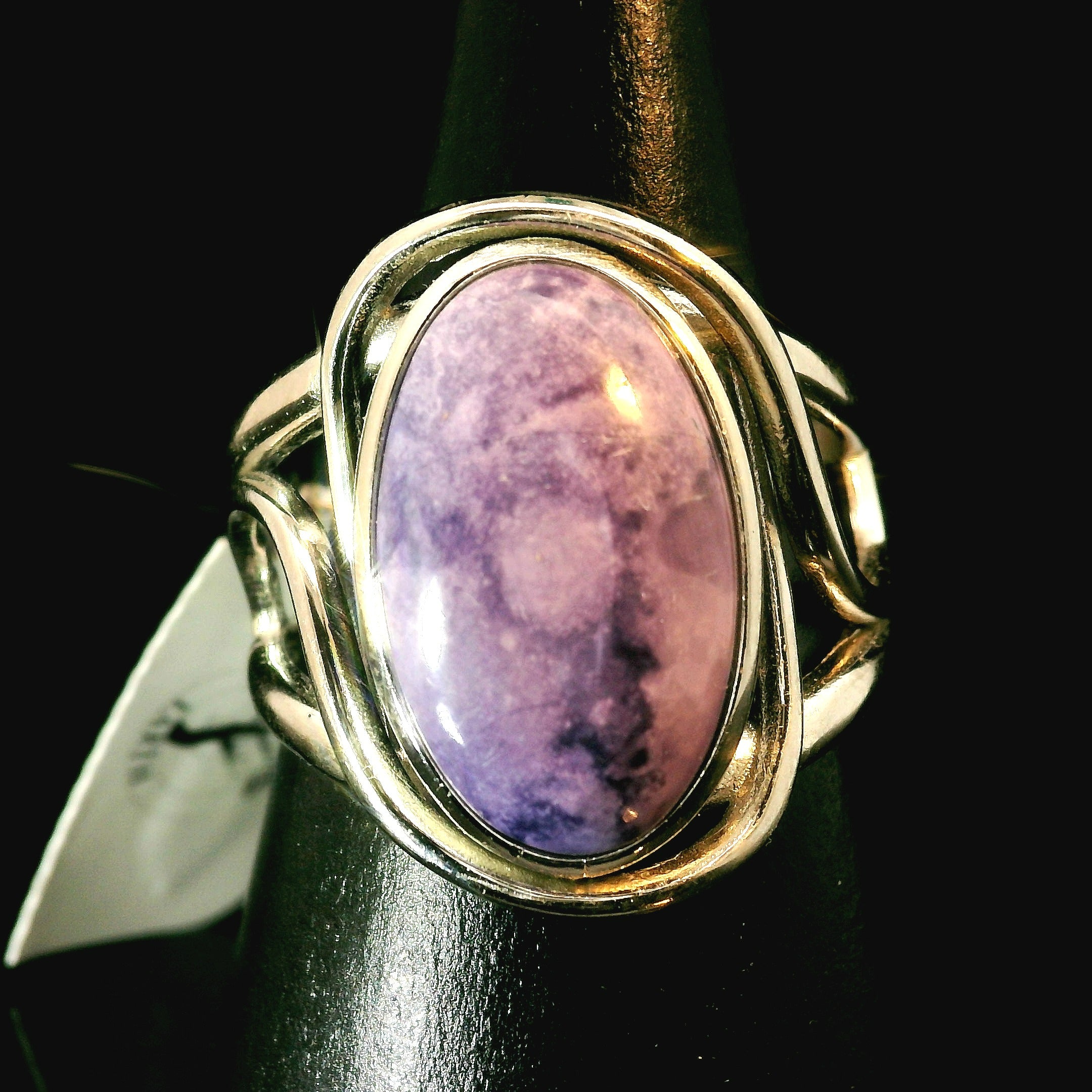 Tiffany Stone Cuff Ring .925 Silver for Harmonizing your Relationships and Pleasure