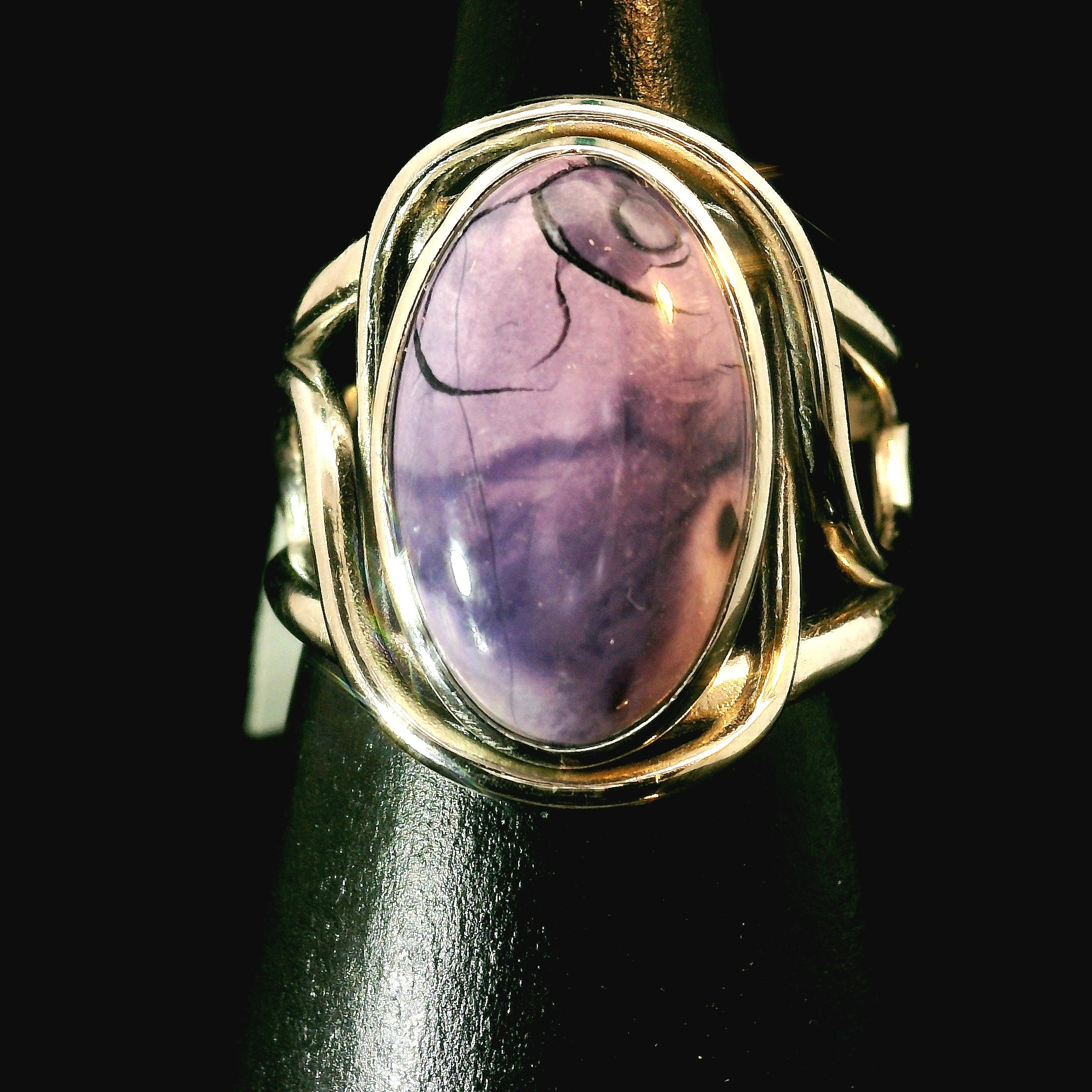 Tiffany Stone Cuff Ring .925 Silver for Harmonizing your Relationships and Pleasure