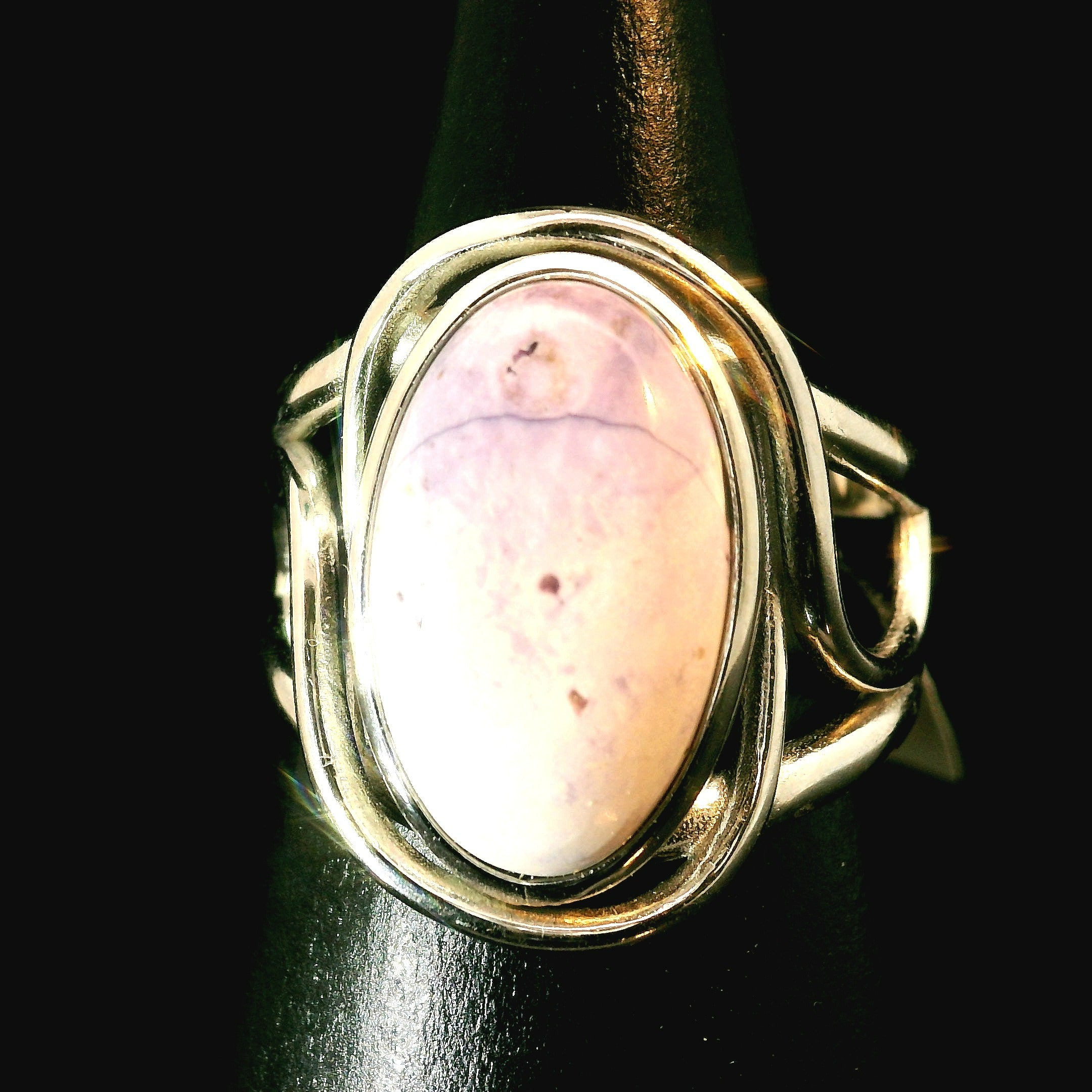Tiffany Stone Cuff Ring .925 Silver for Harmonizing your Relationships and Pleasure