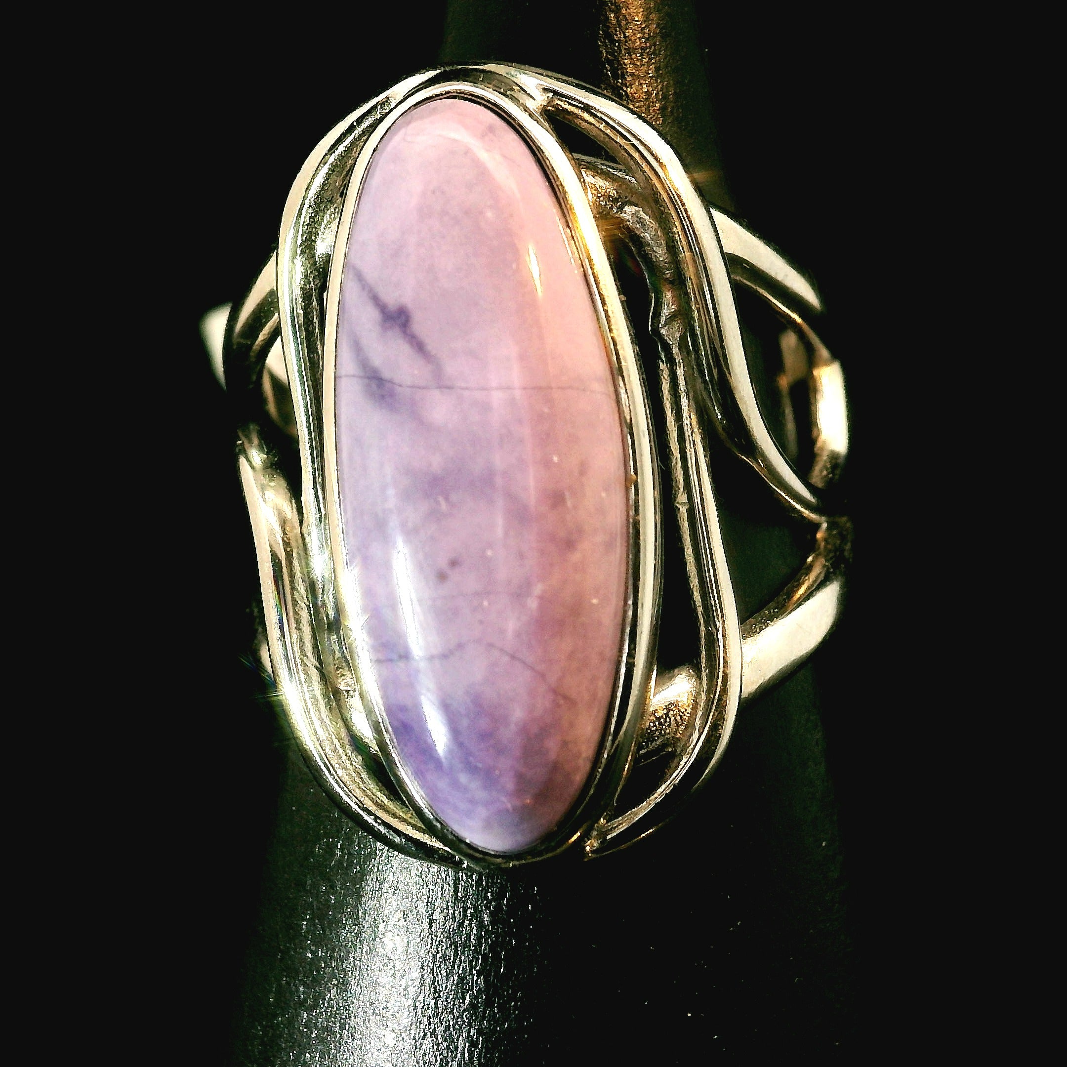 Tiffany Stone Cuff Ring .925 Silver for Harmonizing your Relationships and Pleasure