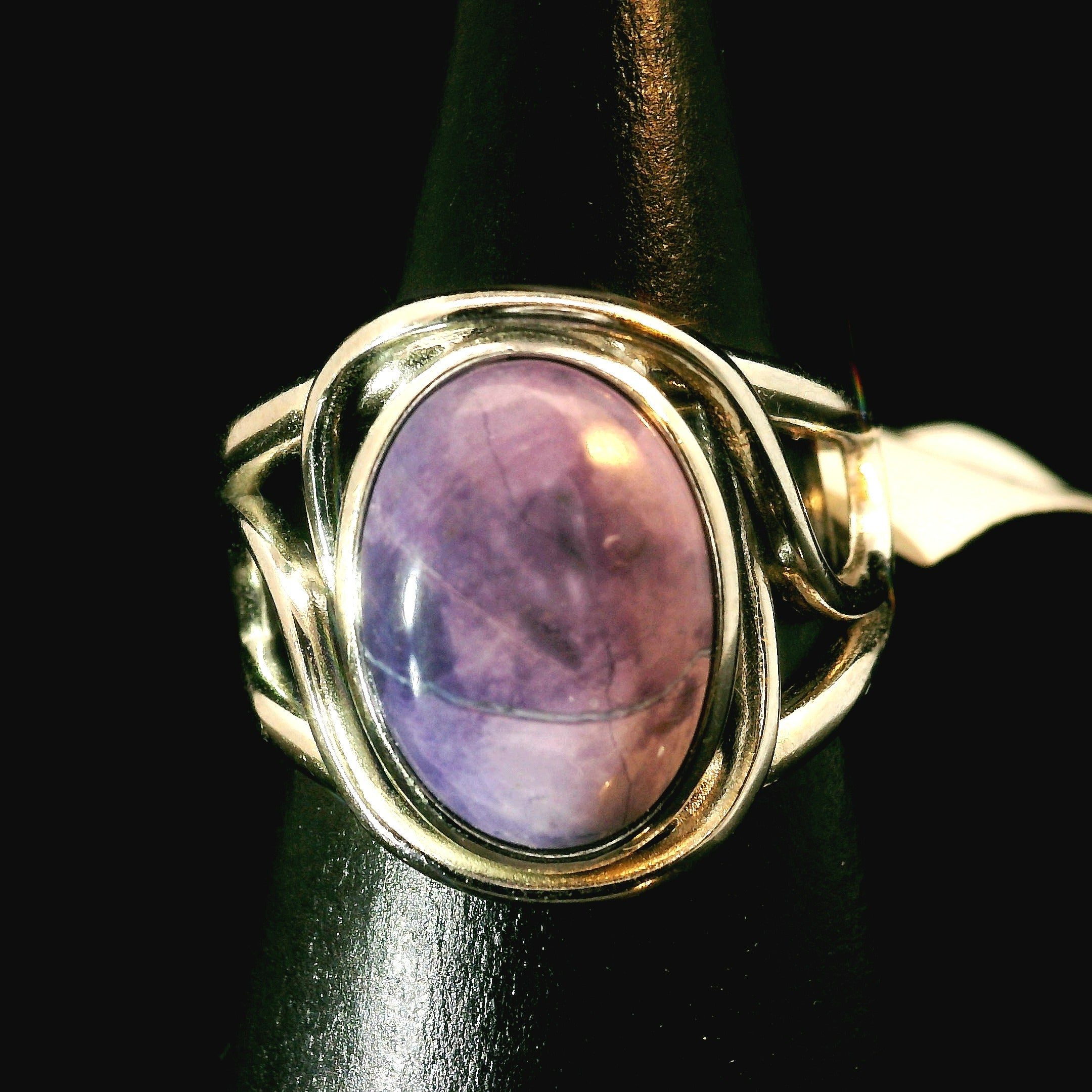 Tiffany Stone Cuff Ring .925 Silver for Harmonizing your Relationships and Pleasure
