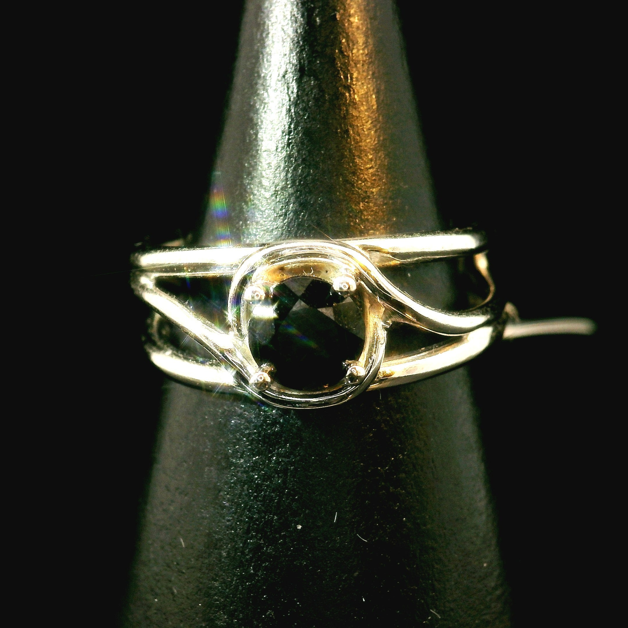 Kornerupine Midi Cuff Ring .925 Silver for Harmony, New Ideas & Relationships and Manifestation
