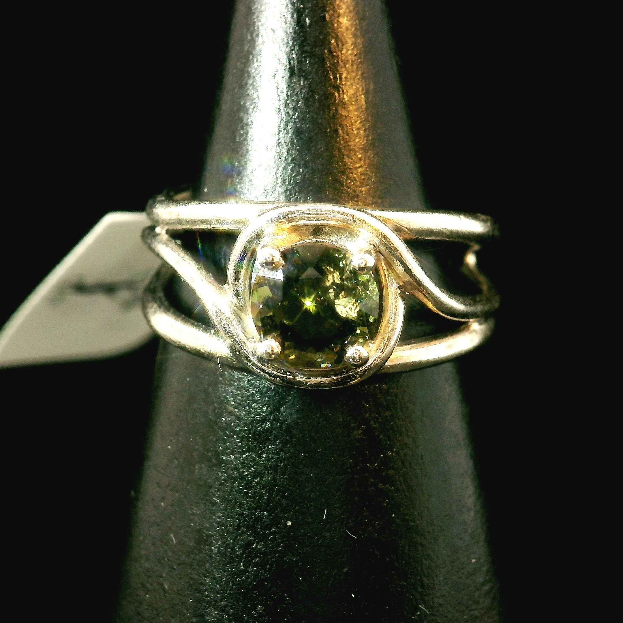 Kornerupine Midi Cuff Ring .925 Silver for Harmony, New Ideas & Relationships and Manifestation