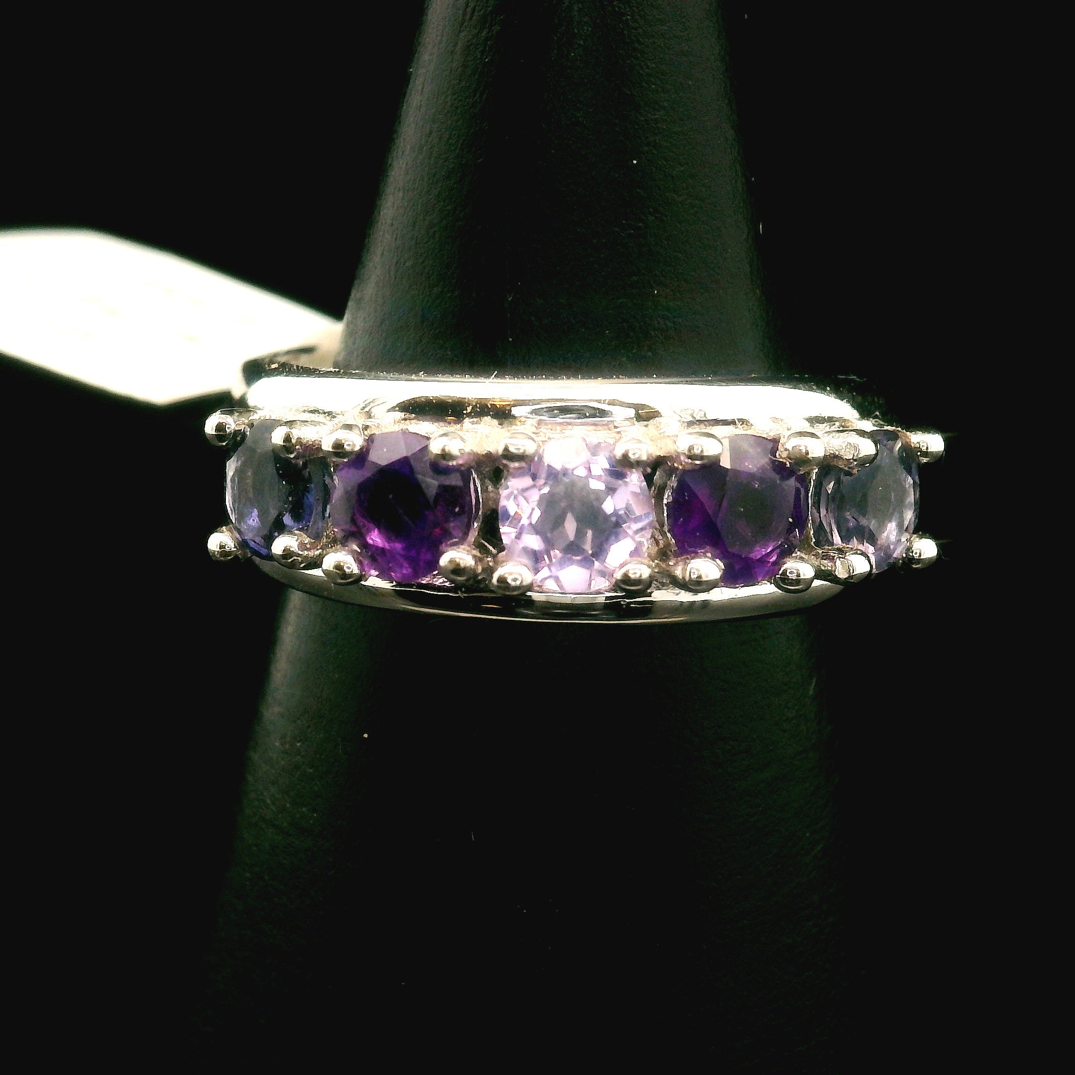 Multi-stone Stacker Cuff Ring .925 Silver for Healing, Intention Setting and Manifesting your Desires