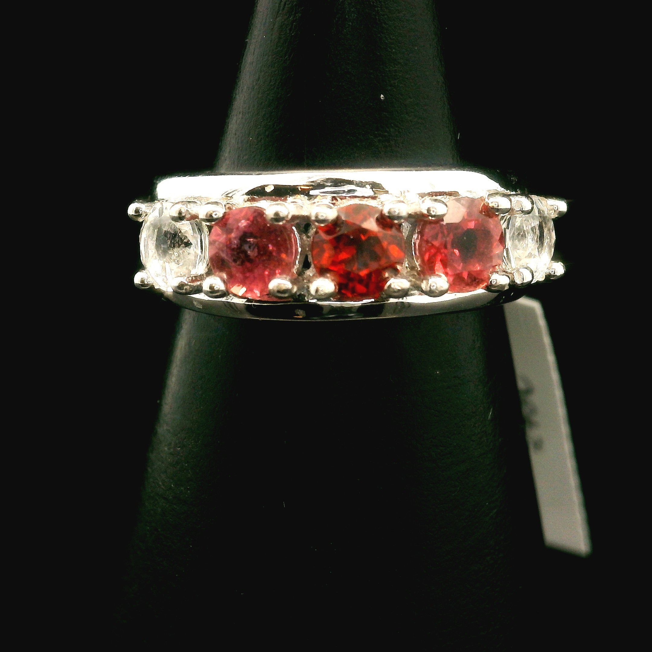 Multi-stone Stacker Cuff Ring .925 Silver for Healing, Intention Setting and Manifesting your Desires