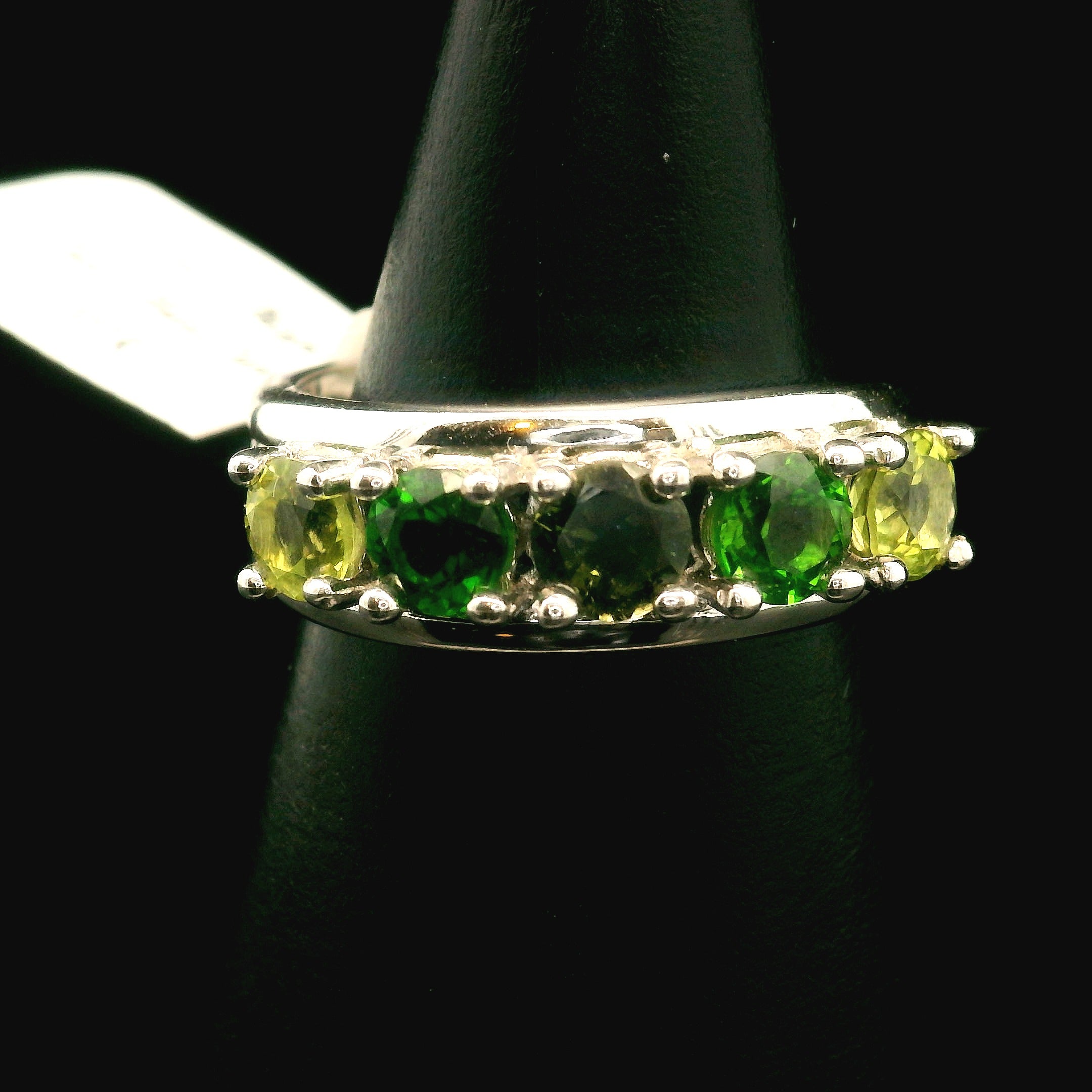 Multi-stone Stacker Cuff Ring .925 Silver for Healing, Intention Setting and Manifesting your Desires