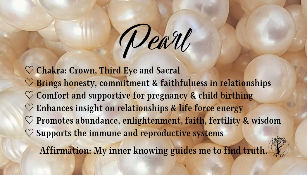Freshwater Pearl Pendant for Abundance, Honesty and Wisdom