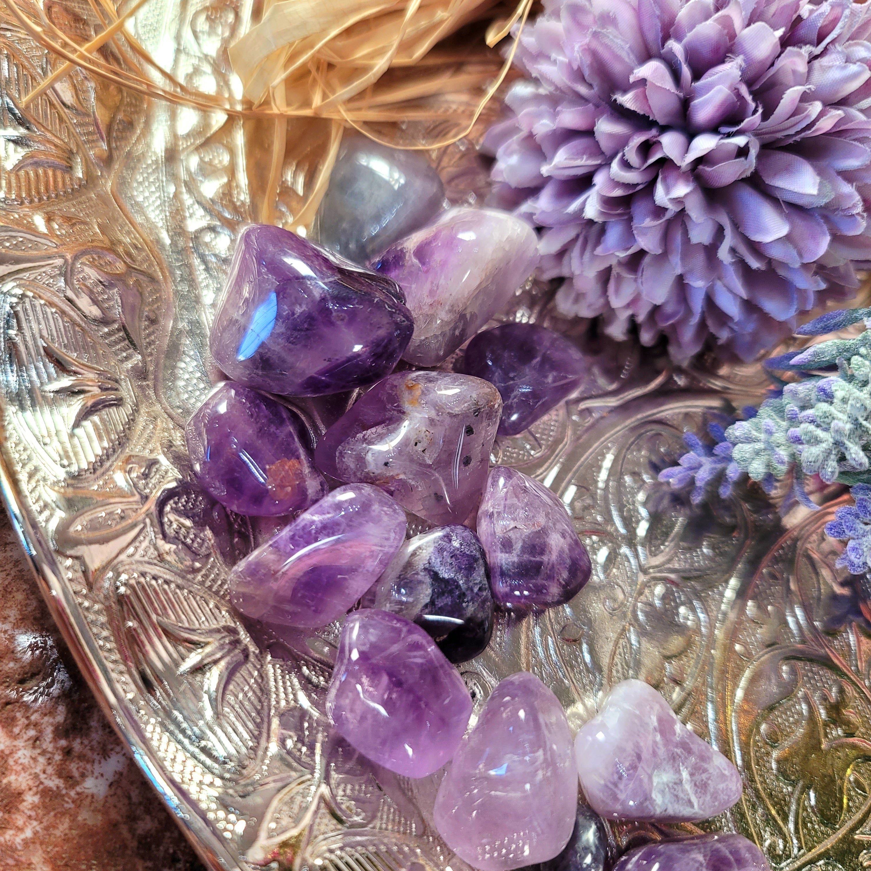 Amethyst Tumble for Intuition and Protection