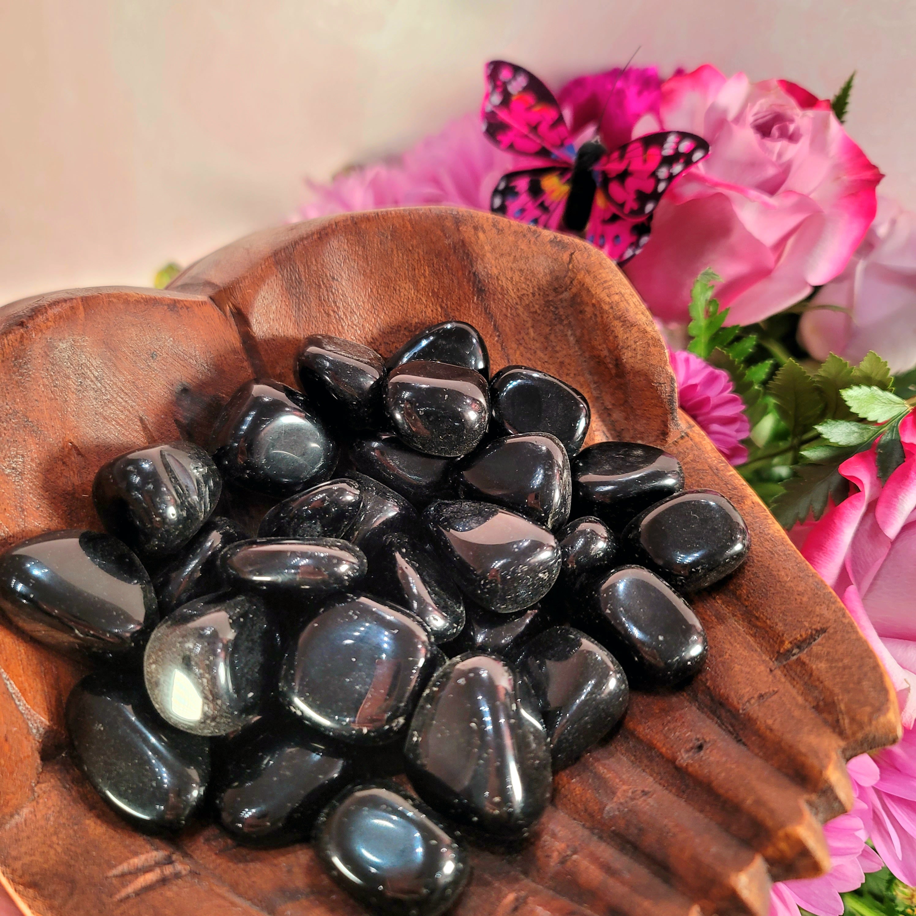 Obsidian Tumble for Clearing Energetic Blockages and Protection
