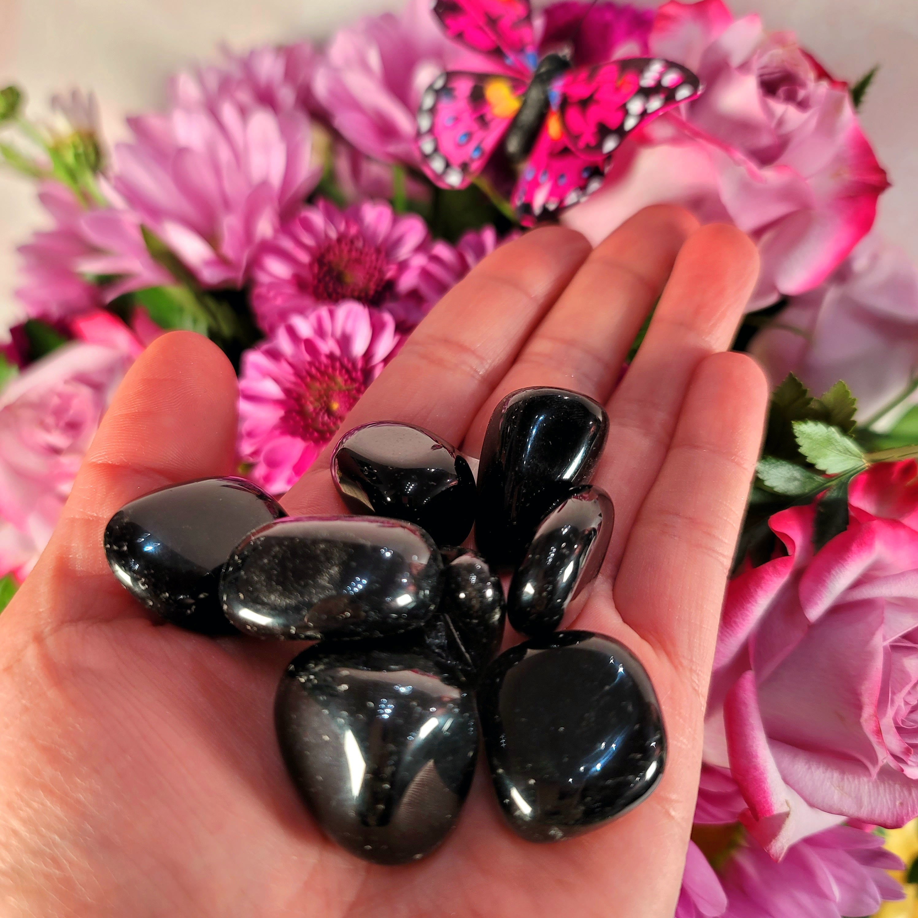 Obsidian Tumble for Clearing Energetic Blockages and Protection