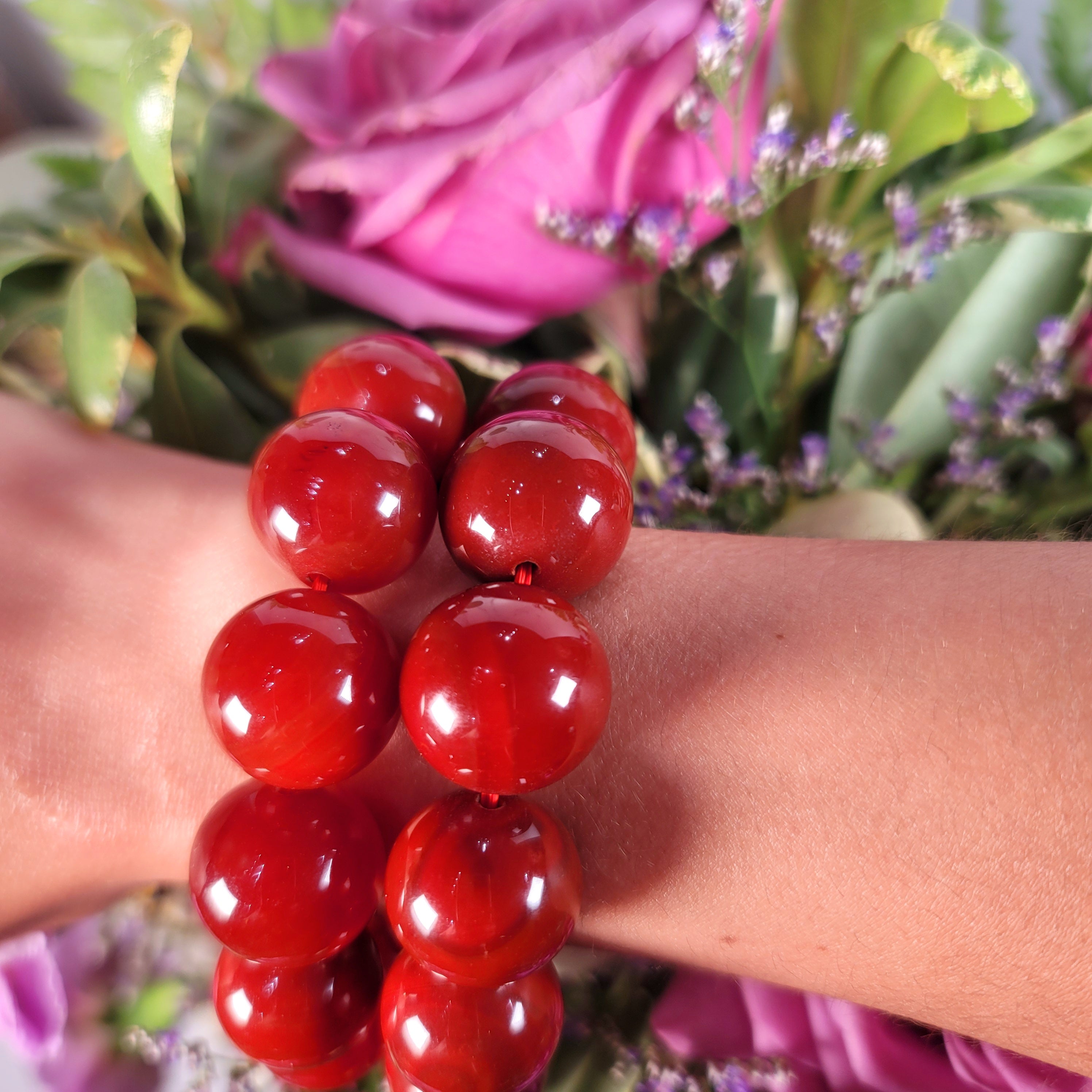 Red Agate Bracelet for Creativity, Empowerment and Transformation