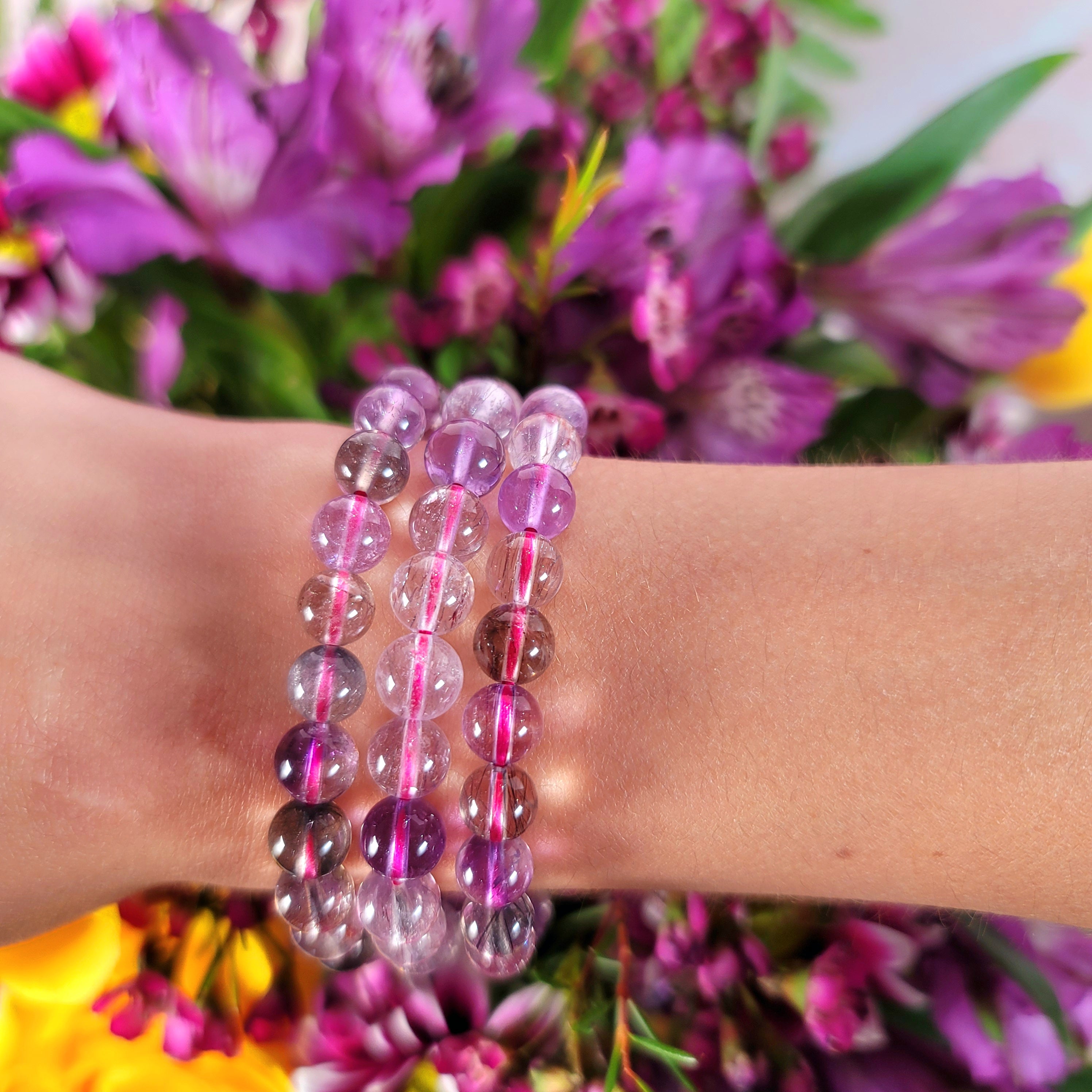 Super 7 Bracelet (High Quality) for Creating Your Dream Life and Intuition