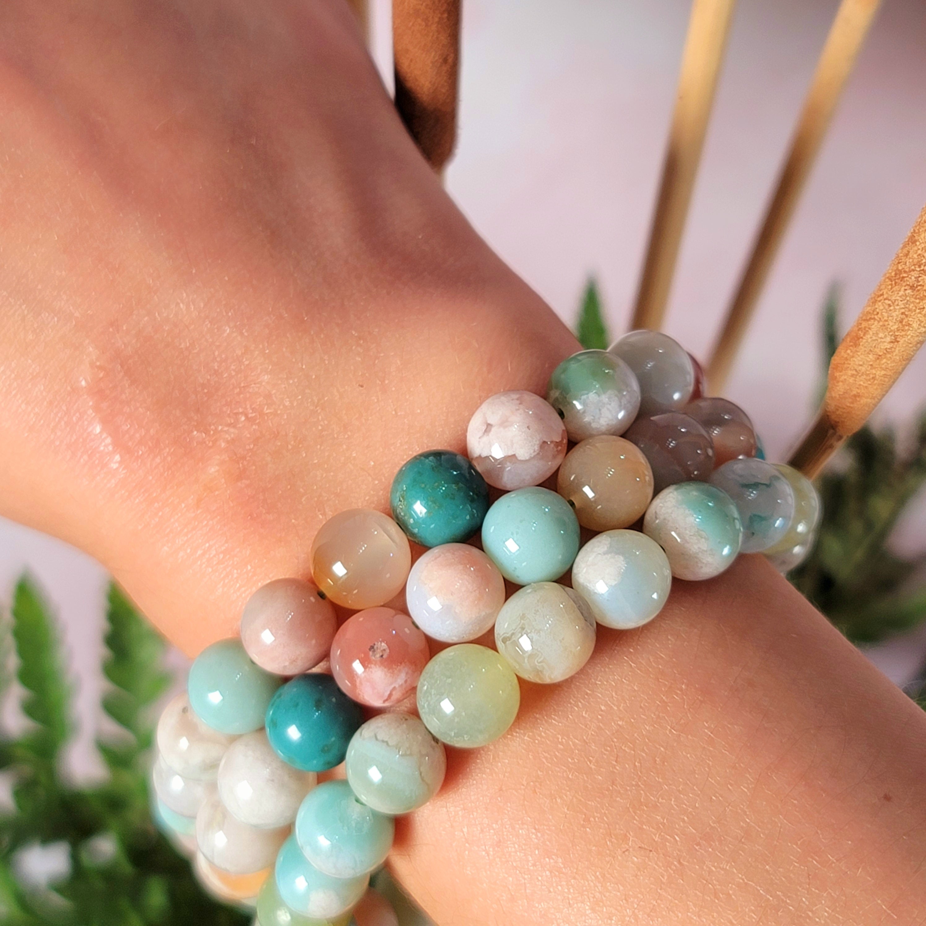 Flower Agate Bracelet (High Quality) for Blossoming into your Full Potential