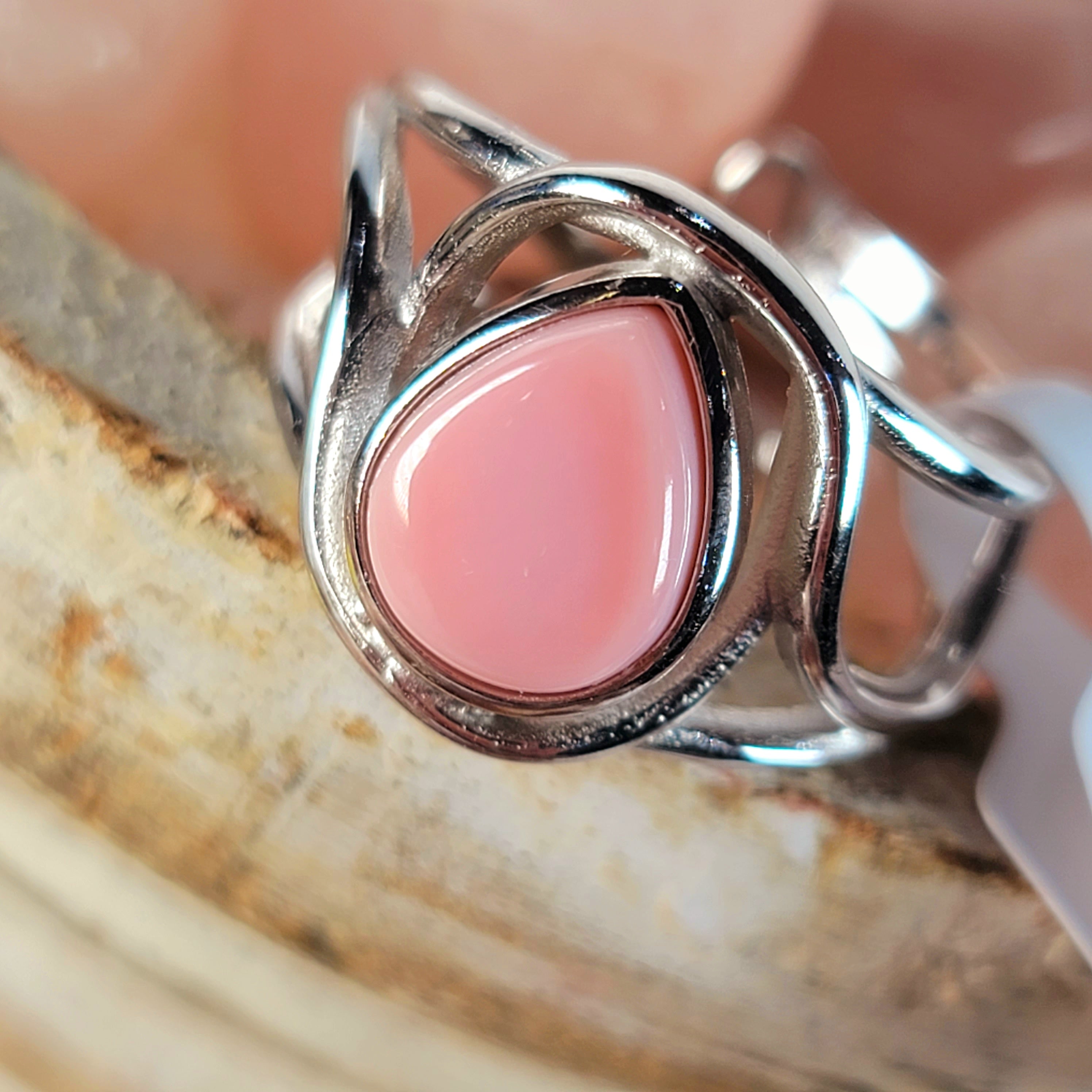 Conch Shell Adjustable Finger Cuff Ring .925 Silver for Purifying Your ...