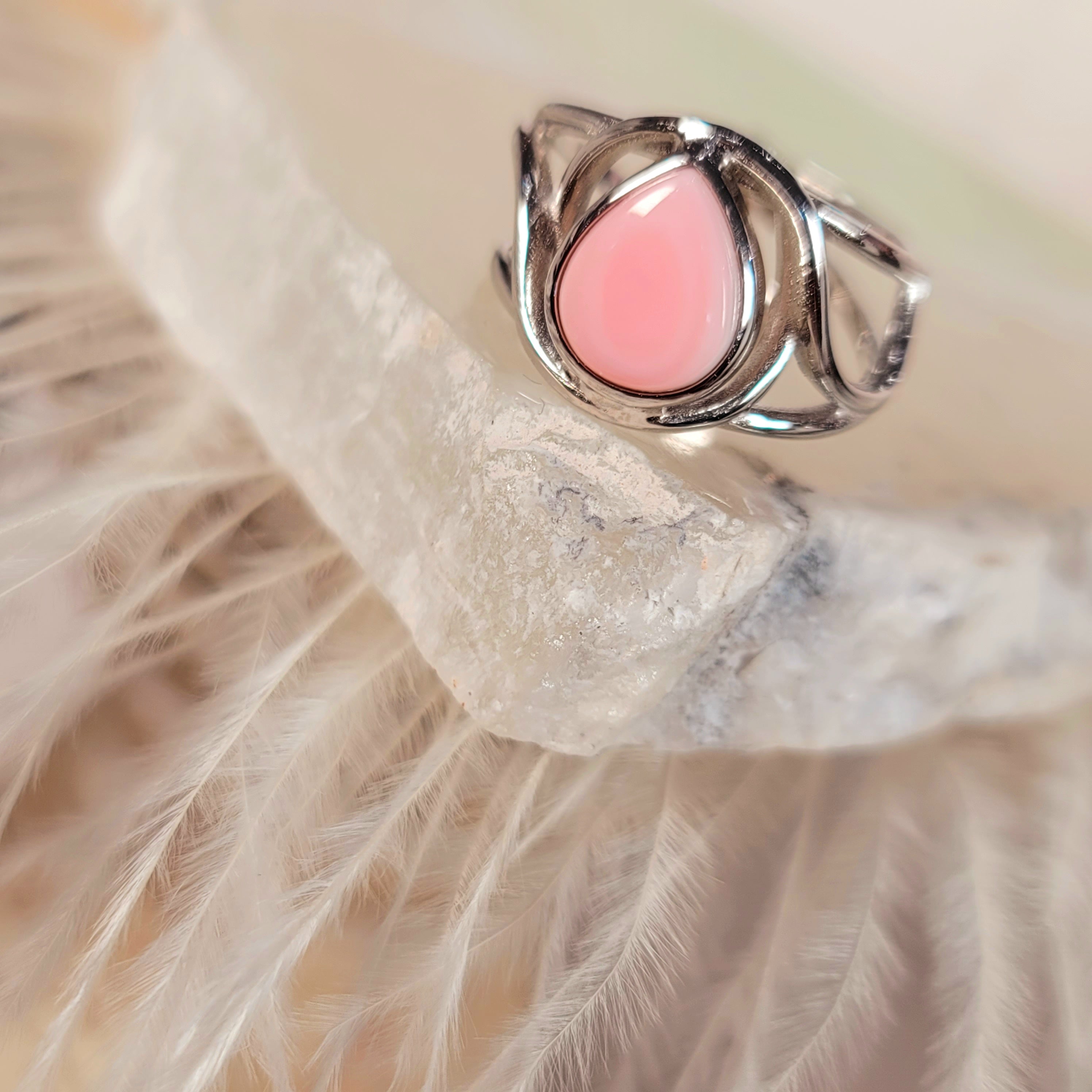 Conch Shell Adjustable Finger Cuff Ring .925 Silver for Purifying Your ...