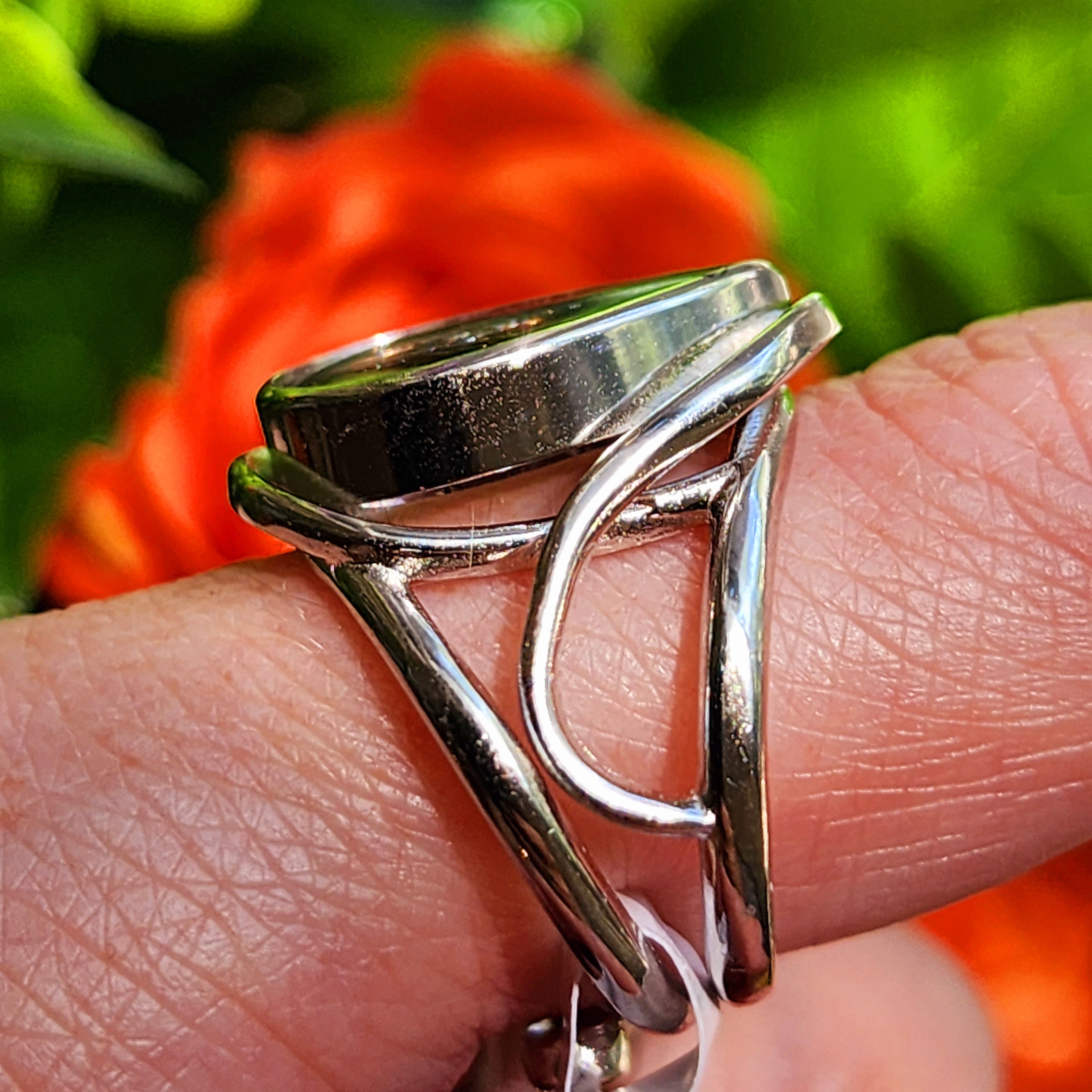 Super 7 Finger Cuff Adjustable Ring .925 Sterling Silver for Creating your Dream Life