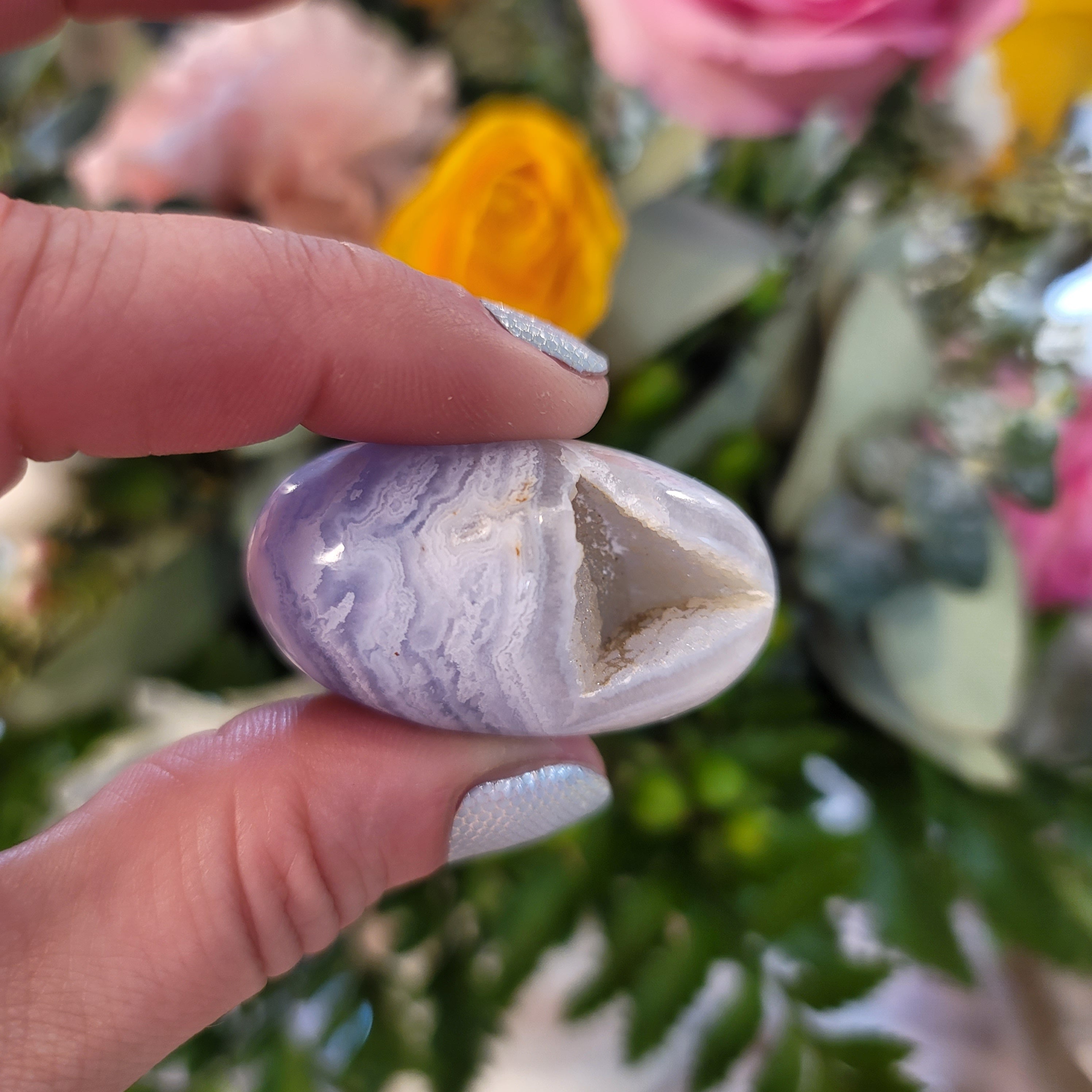 Blue Lace Agate Shiva for Confidence, Loyalty and Peaceful Communication