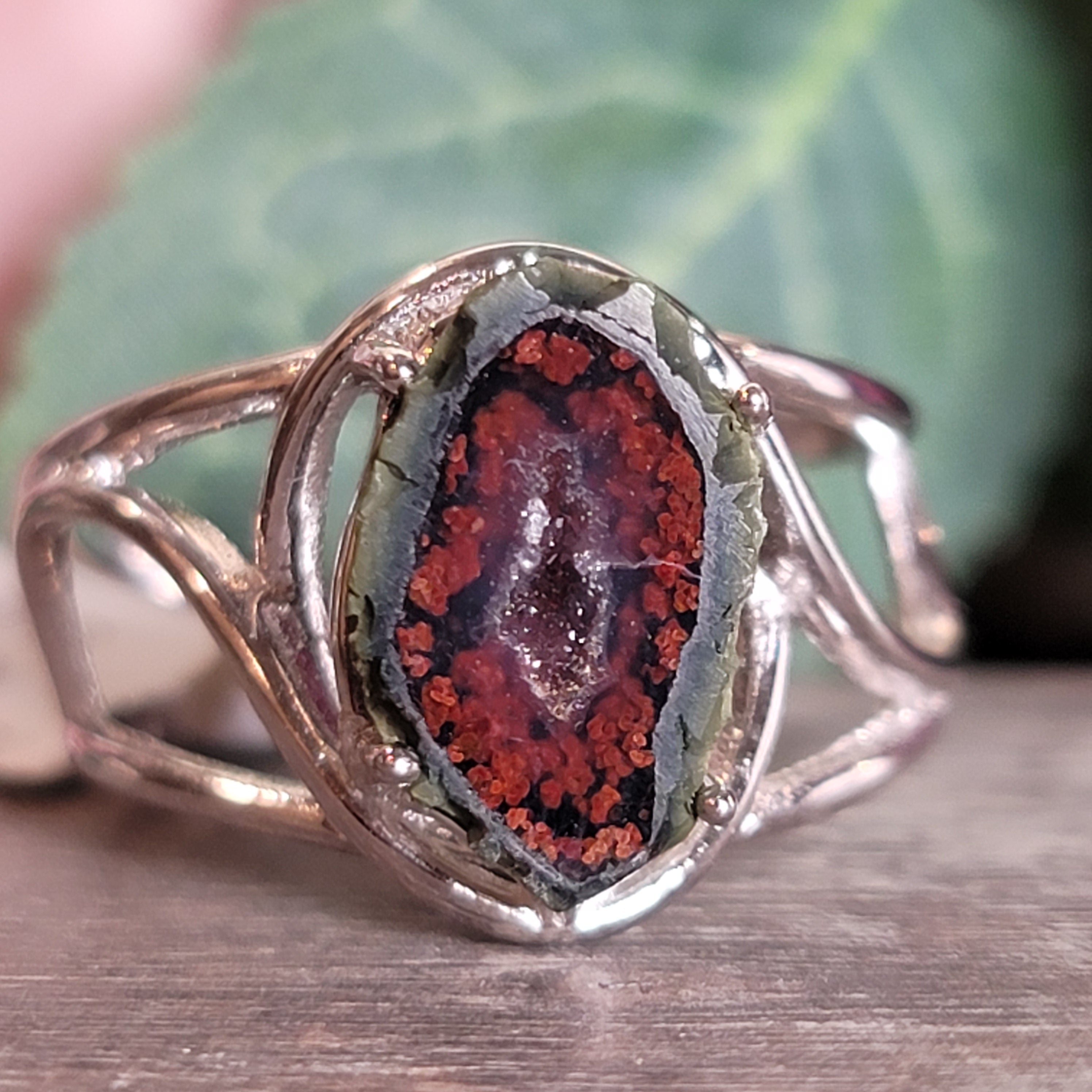 Tabasco Geode Cuff Ring .925 Silver