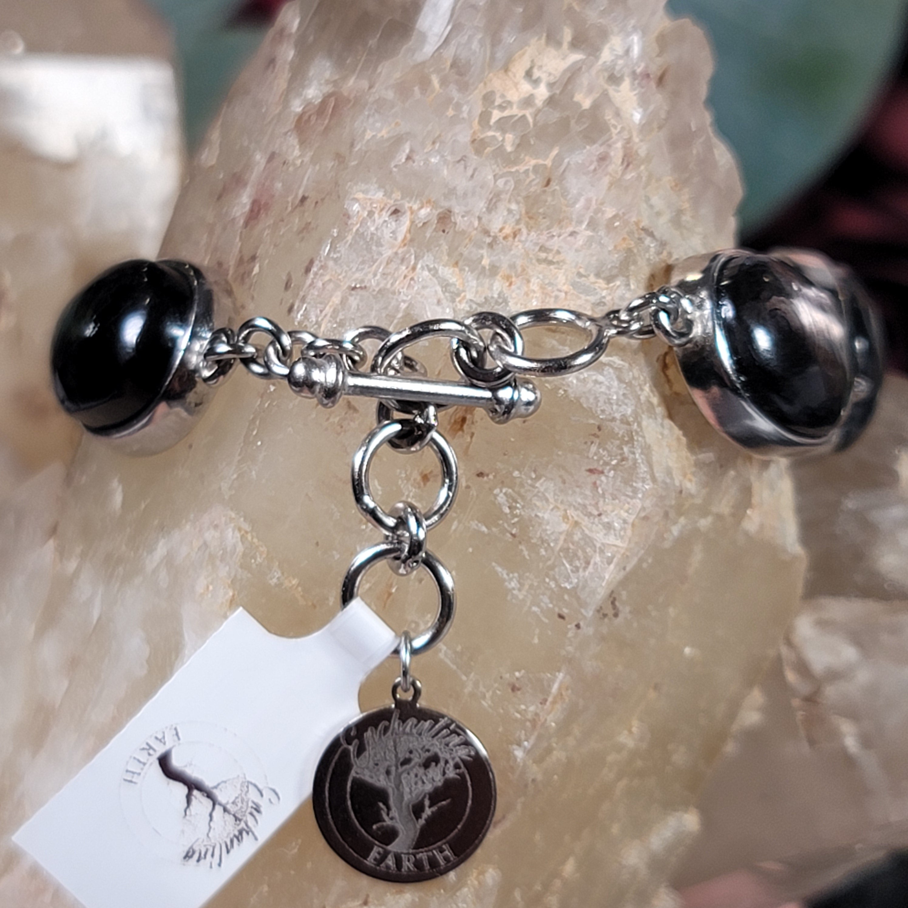 Hypersthene Bracelet .925 Silver for Calm, Magic and Improved Manifestation