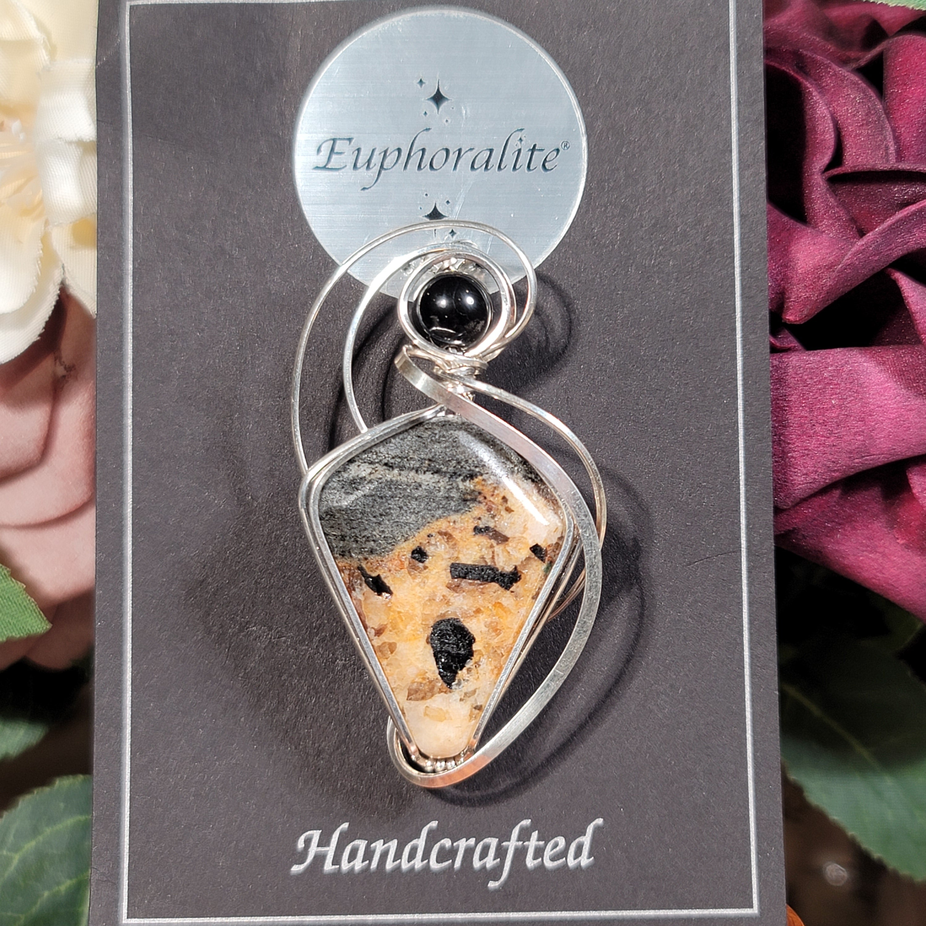 Earth Euphoralite Pendant For Grounding, Strength, Health, Awareness and Earth Connections