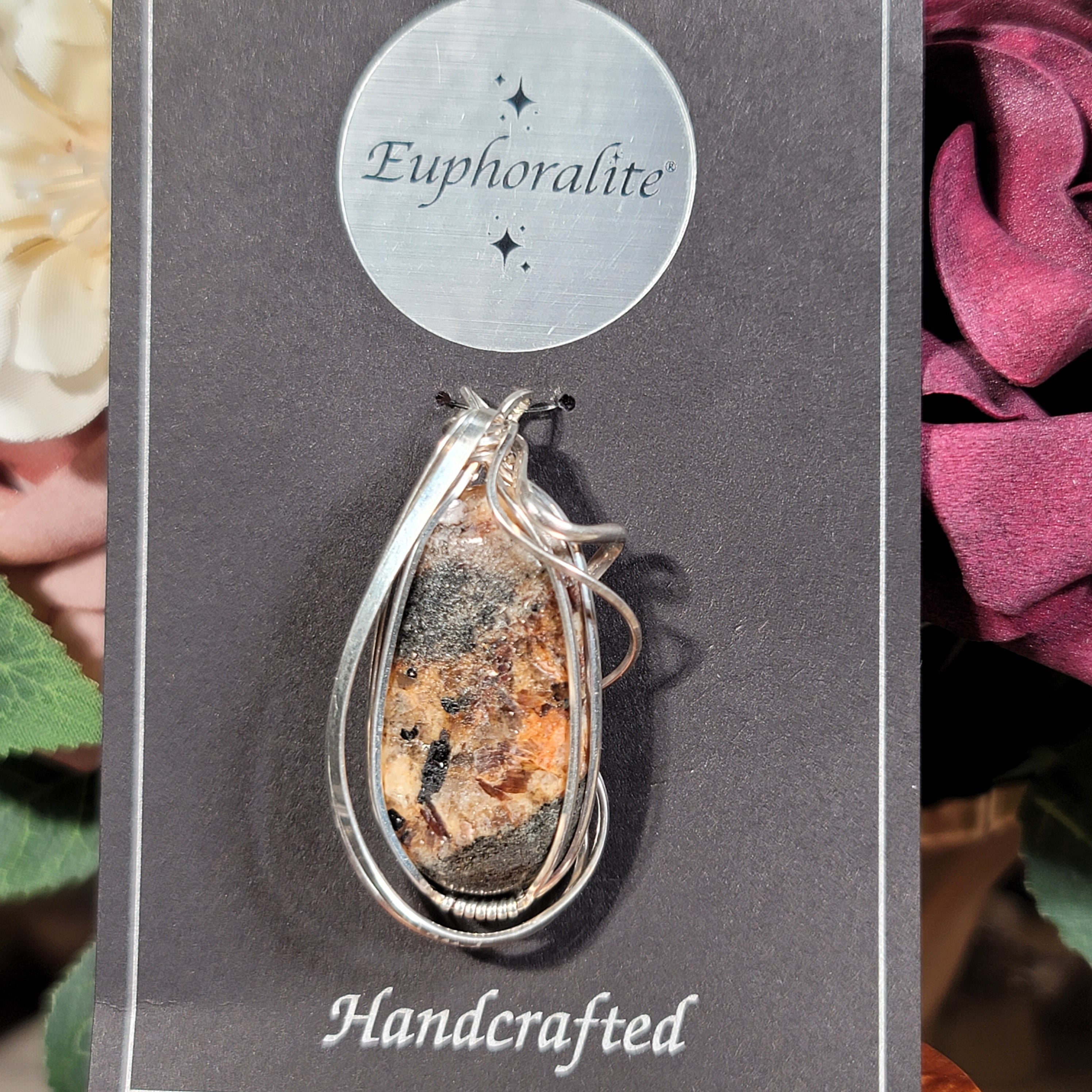 Earth Euphoralite Pendant For Grounding, Strength, Health, Awareness and Earth Connections