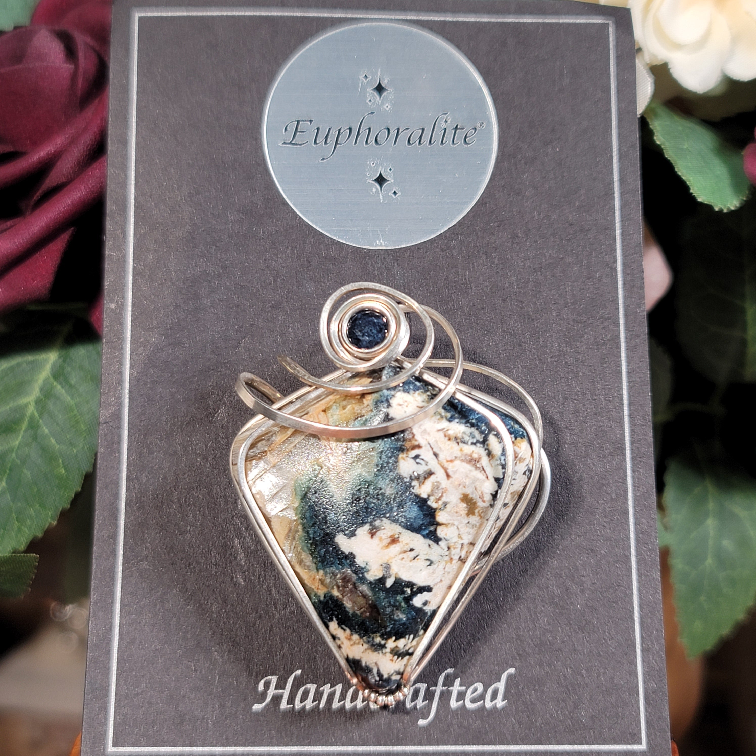 Spirit Euphoralite Pendant for Connecting with Spirit Guides, Protection And Peace