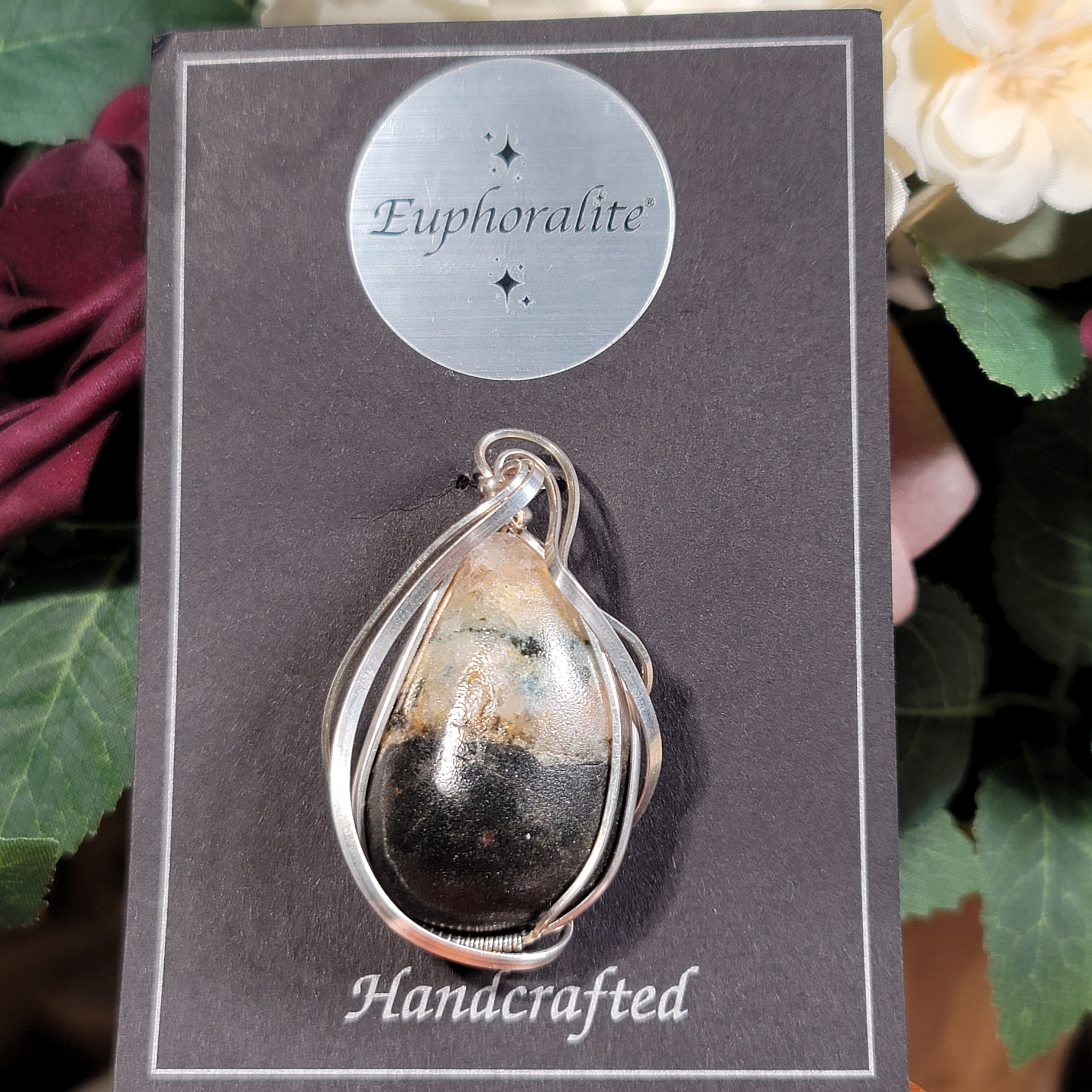 Exotic Euphoralite Pendant for Awareness, Confidence, Peace and Power