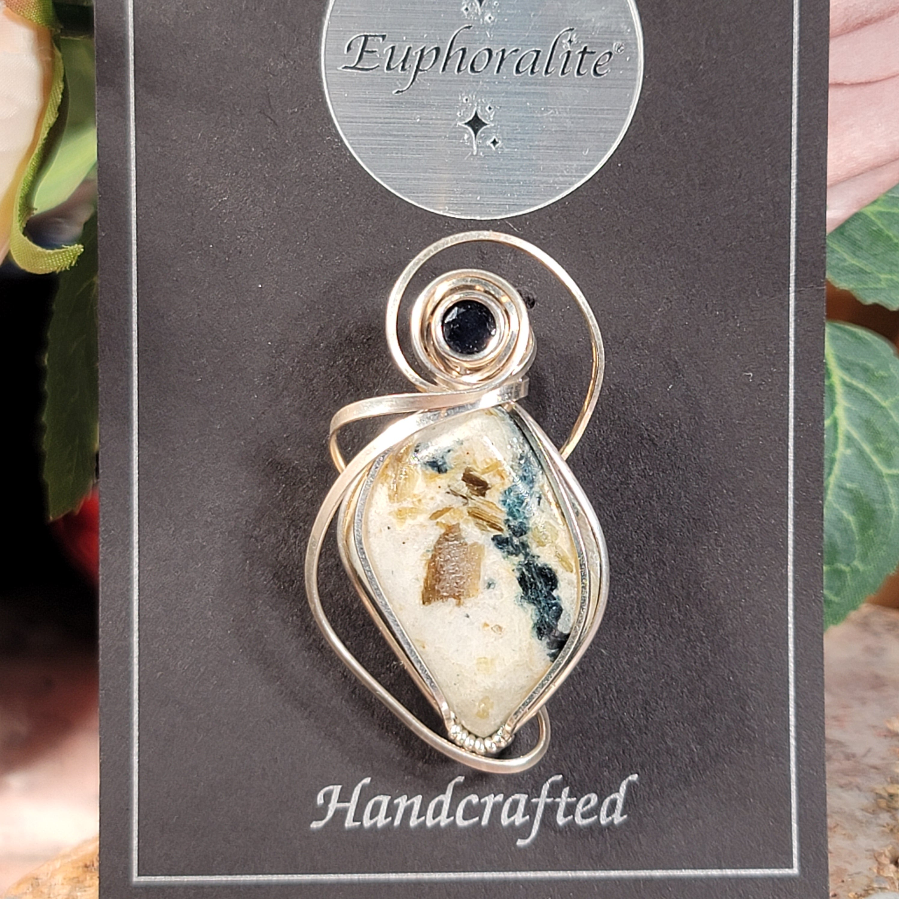 Ascension Euphoralite Pendant for Connection with Higher Realms