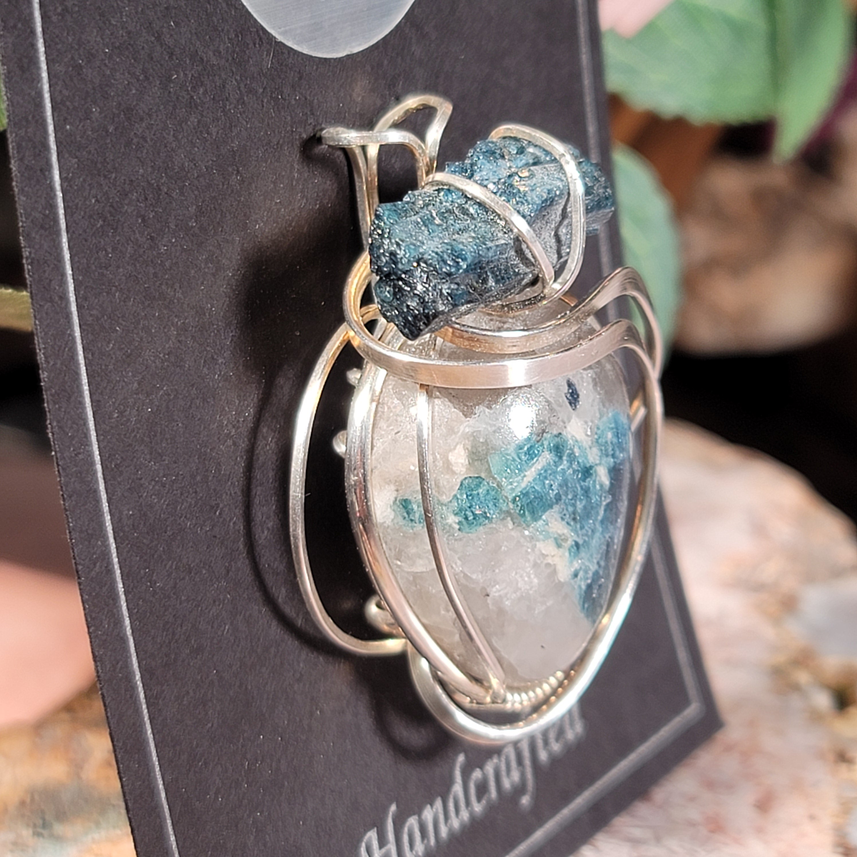 Ice Euphoralite Pendant for Intuition, Peace and Tranquility