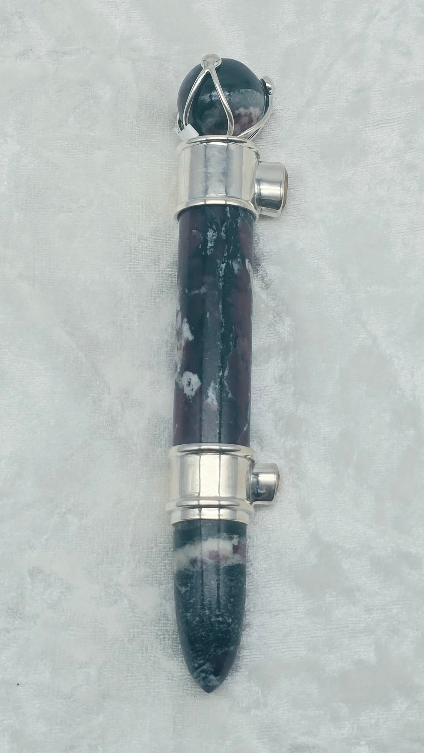 One of a Kind Magic Wand ~ Eudialyte with Citrine for Discovering your Purpose, Connection to Guides & Spirit World