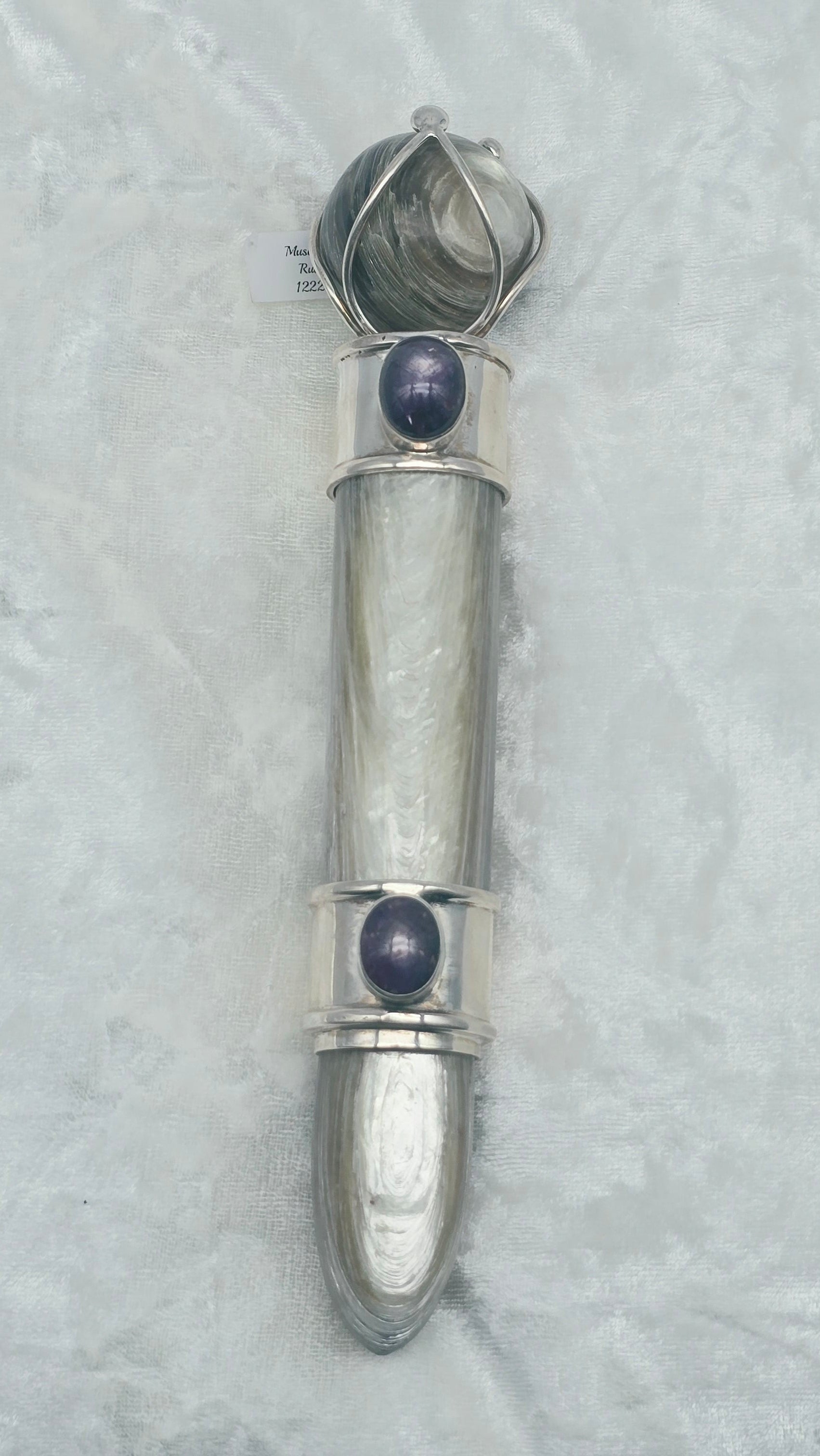 One of a Kind Magic Wand ~ Muscovite with Star Ruby Wand for Intuitive Guidance, Love and Manifesting your Heart's Desires
