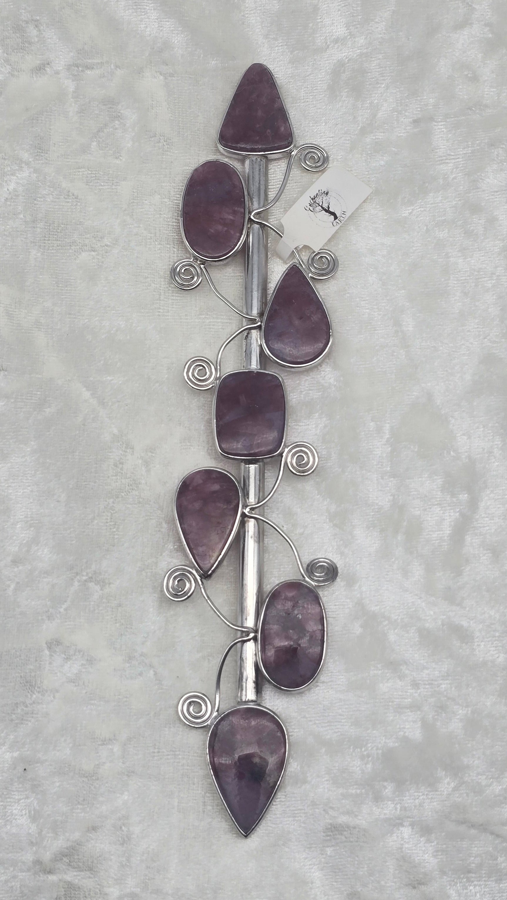 One of a Kind Magic Wand ~ Unicorn Stone - Lepidolite in Pink Tourmaline for Emotional Healing and Unconditional Love