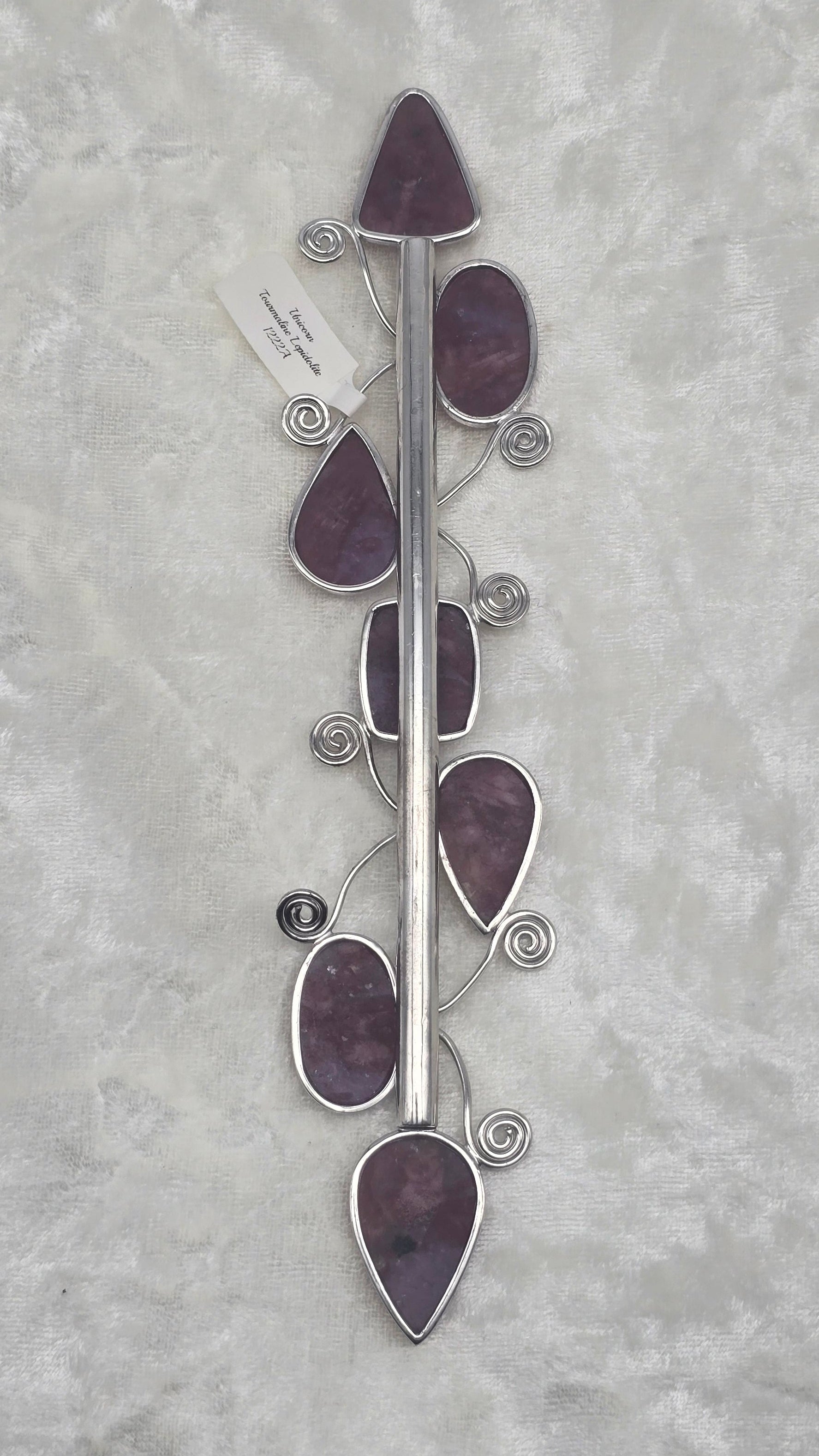 One of a Kind Magic Wand ~ Unicorn Stone - Lepidolite in Pink Tourmaline for Emotional Healing and Unconditional Love