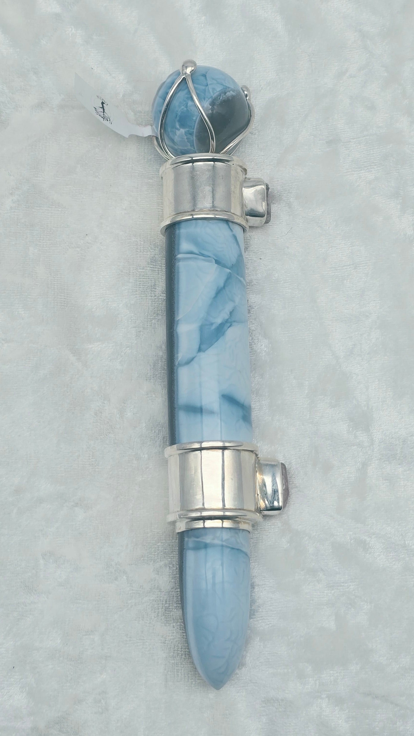 One of a Kind Magic Wand ~ Owyhee Opal and Kunzite Wand for Balance, Awareness and Love (Copy)