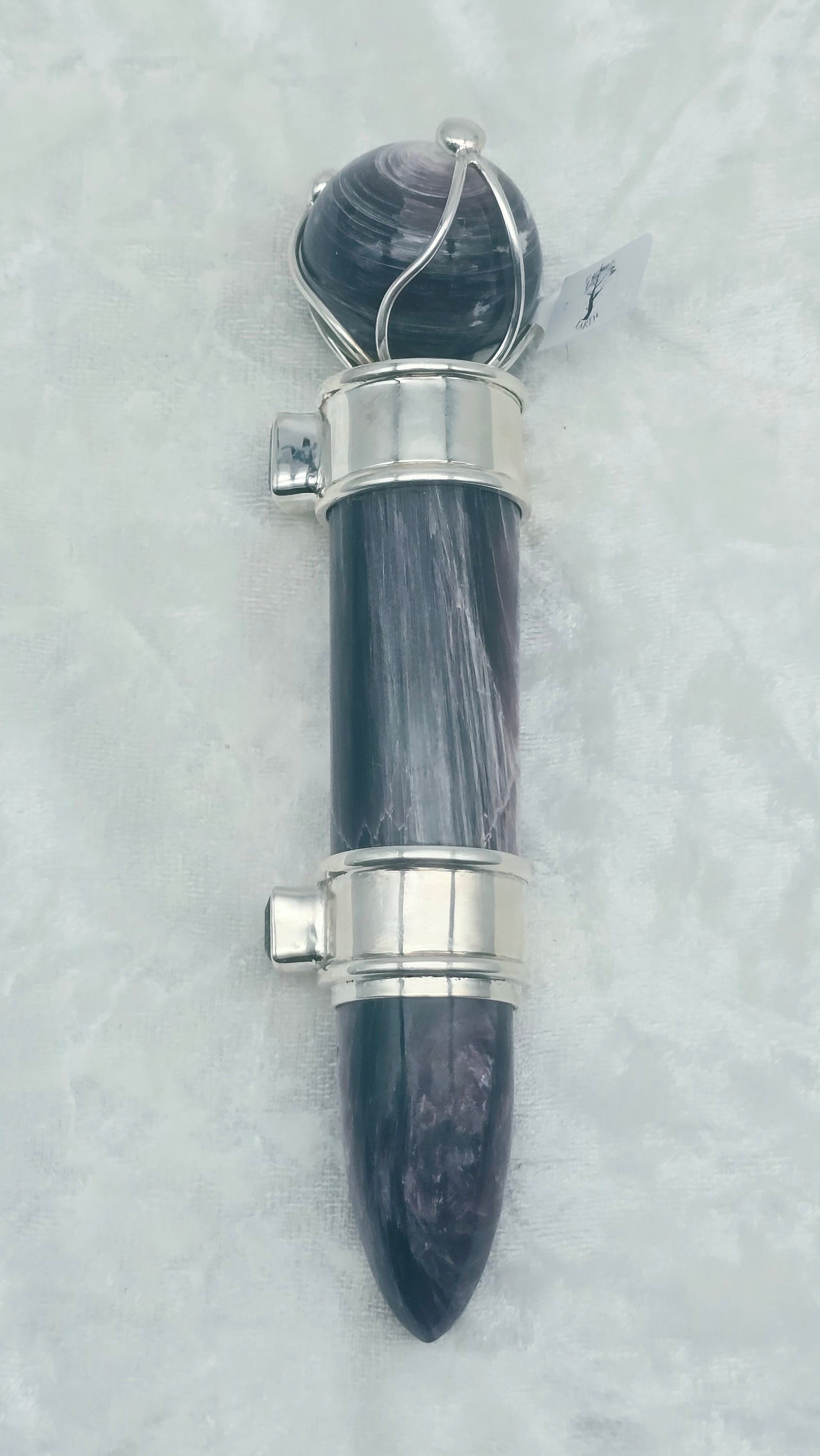 One of a Kind Magic Wand ~ Lepidolite with Lepidocrocite in Quartz Gemstones for Manifesting your Desires and Transforming your Reality
