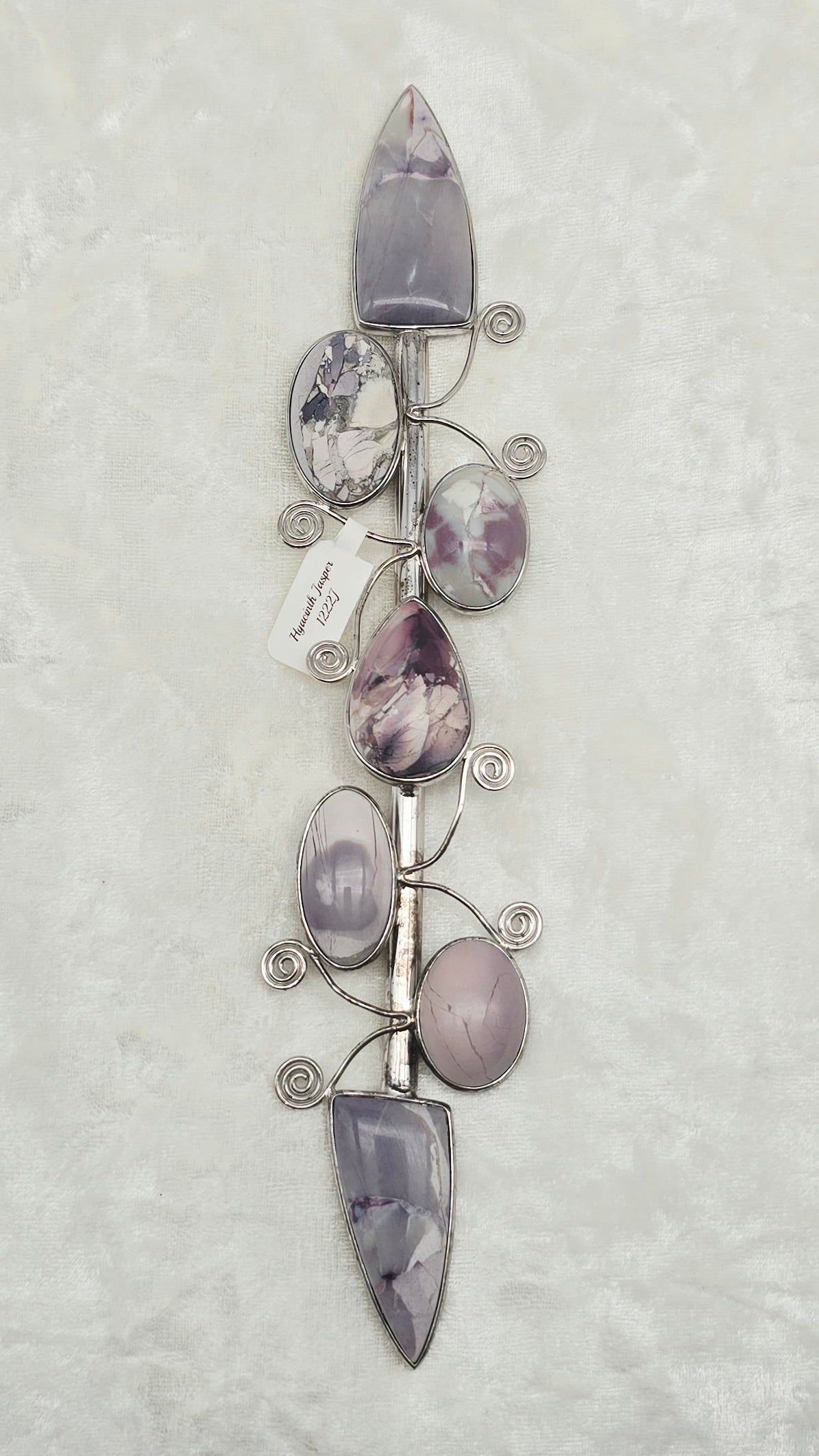 One of a Kind Magic Wand ~ Hyacinth Jasper Wand for Intuitive Awareness and Inner Knowing