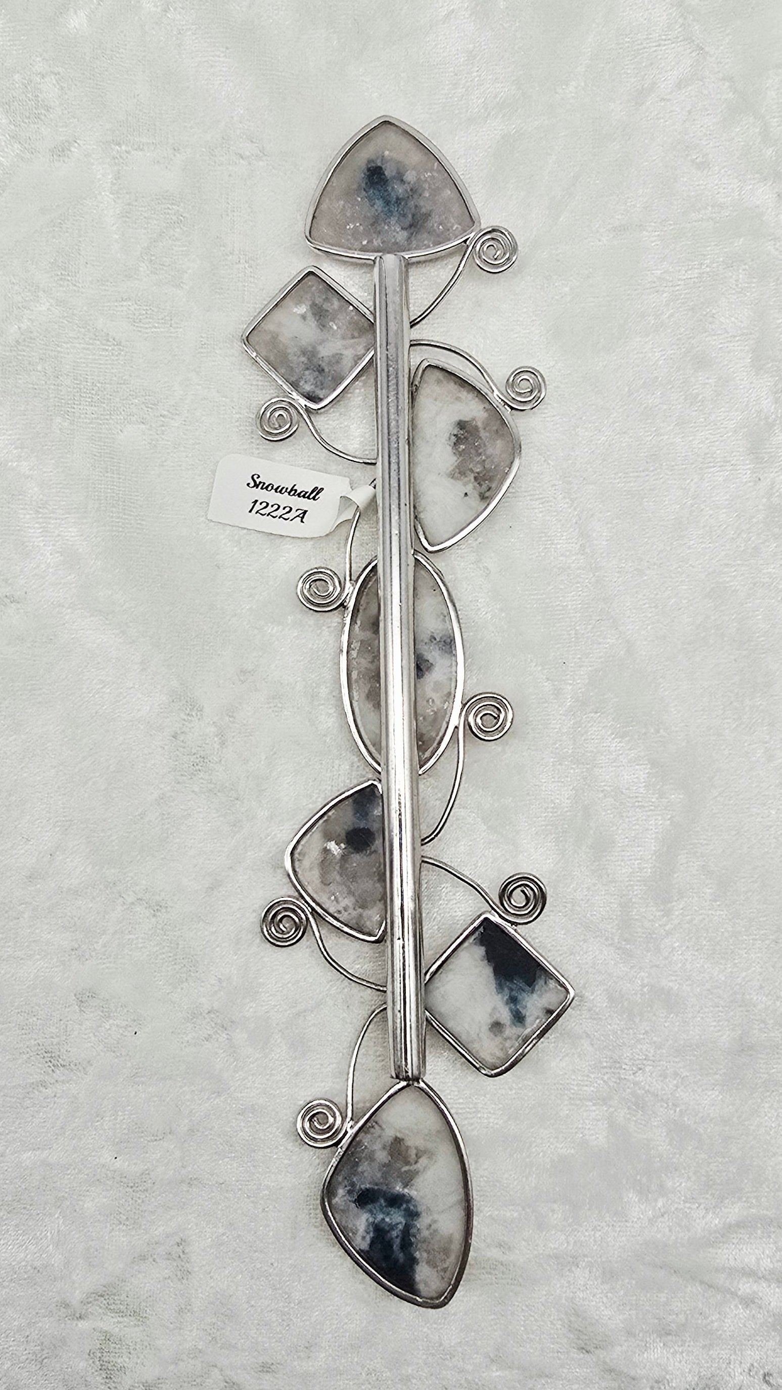 One of a Kind Magic Wand ~ Snowball Wand with Rare Euphoralite for Healing Emotional Trauma and Connecting to Higher Realms